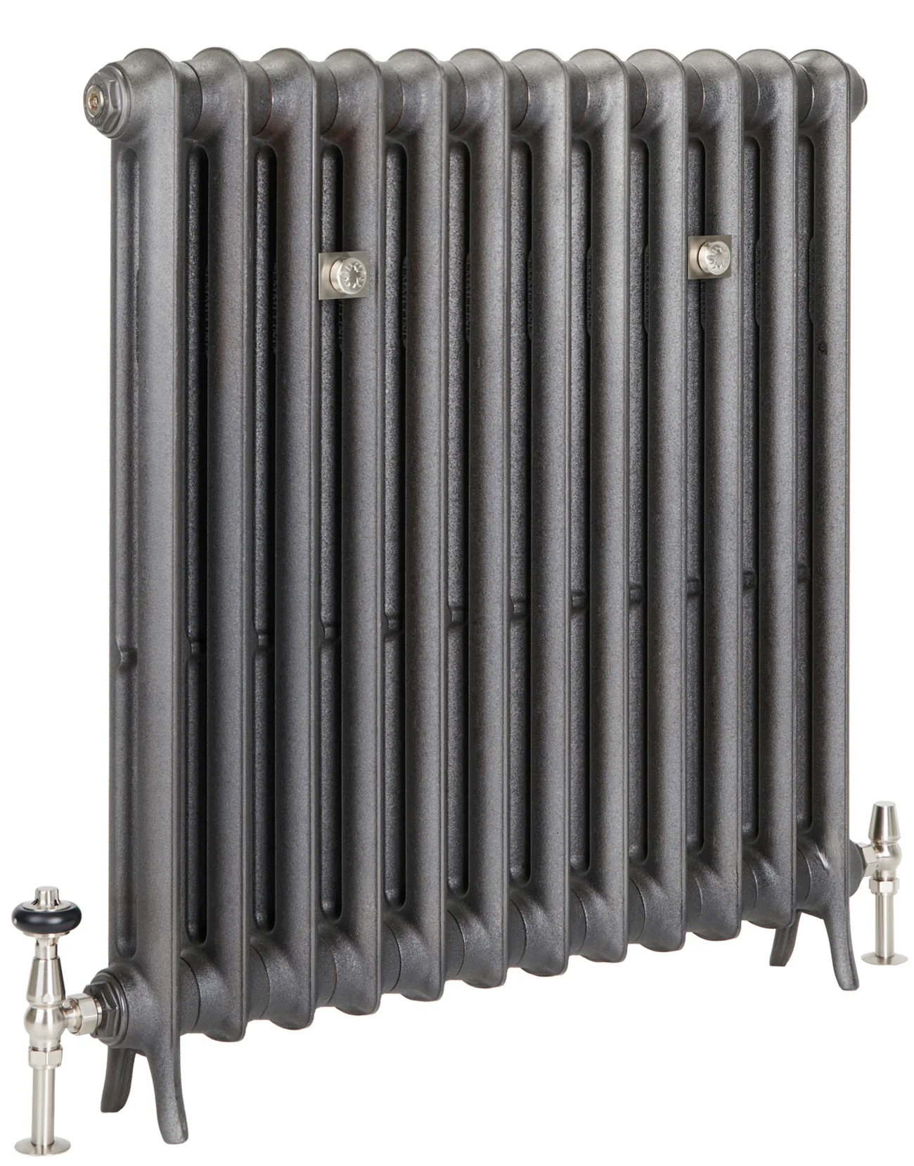 Emmeline I - Midnight Ink Cast Iron Column Radiator H865mm x W496mm 1 Column - Floor Standing - Image 5