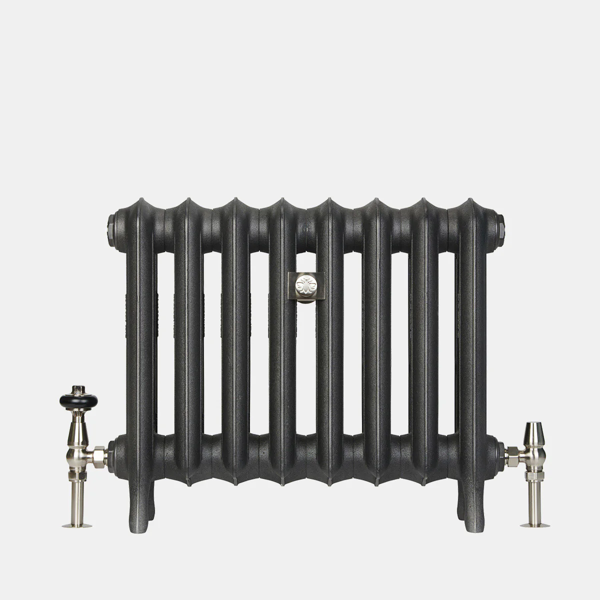 Emmeline II - Midnight Ink Cast Iron Column Radiator H470mm x W1028mm 2 Column - Floor Standing - Image 2