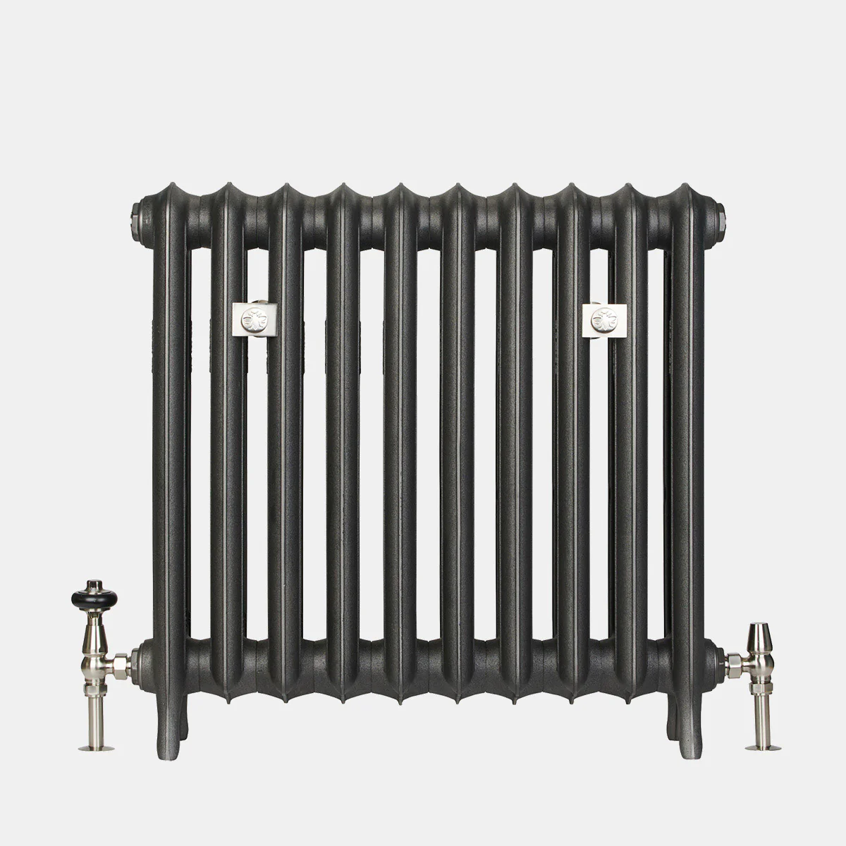 Emmeline II - Midnight Ink Cast Iron Column Radiator H670mm x W961mm 2 Column - Floor Standing - Image 2