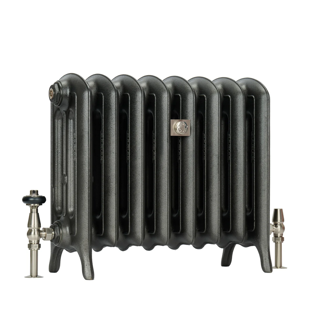 Emmeline III - Anthracite Cast Iron Column Radiator H470mm x W828mm 3 Column - Floor Standing - Image 4