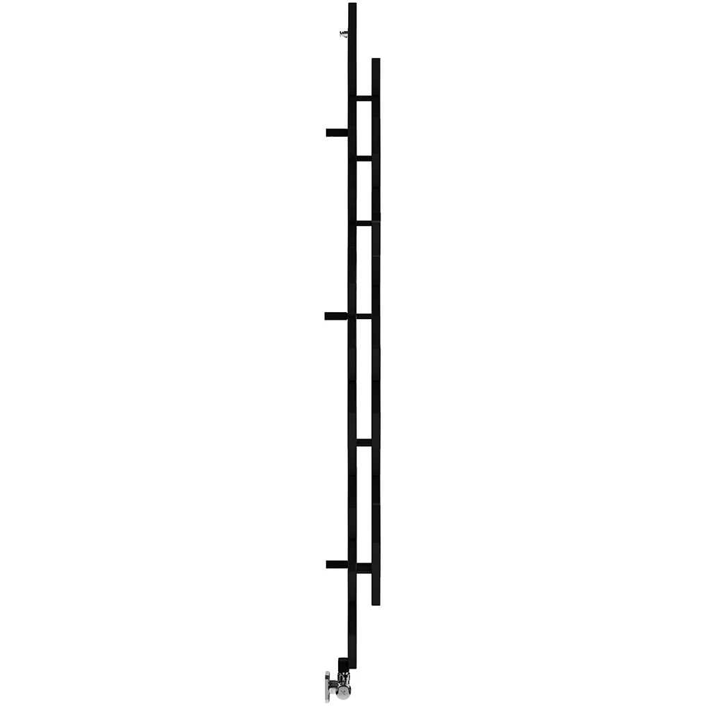Hex - Black Vertical Designer Radiator H1700mm x W573mm Single Panel - Image 5