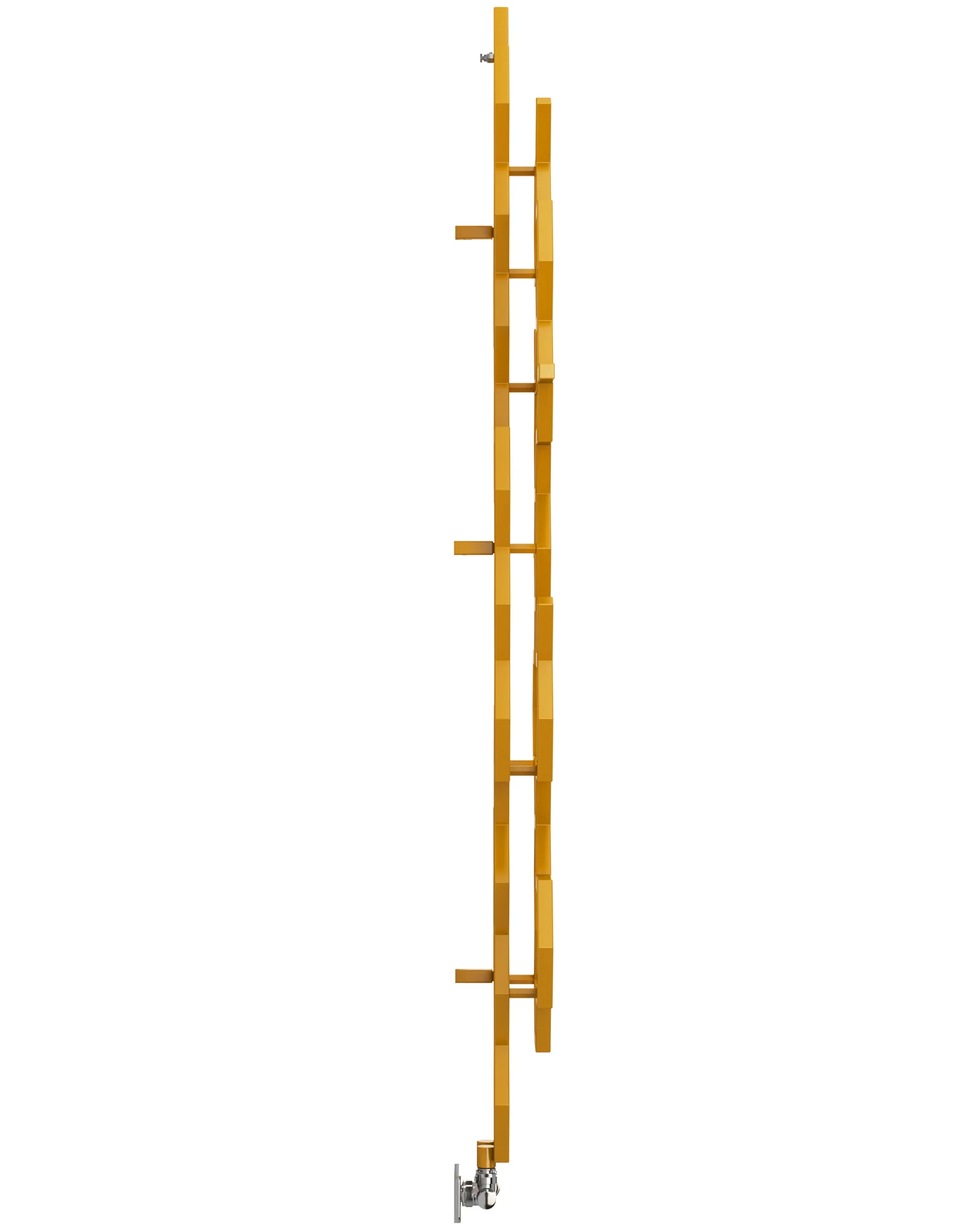 Hex - Mustard Vertical Designer Radiator H1700mm x W573mm Single Panel - Image 7