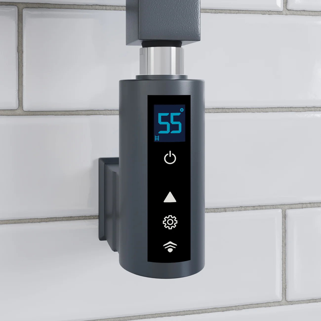 INOW+ - Anthracite Heating Element 300w Thermostatic WIFI - Image 2