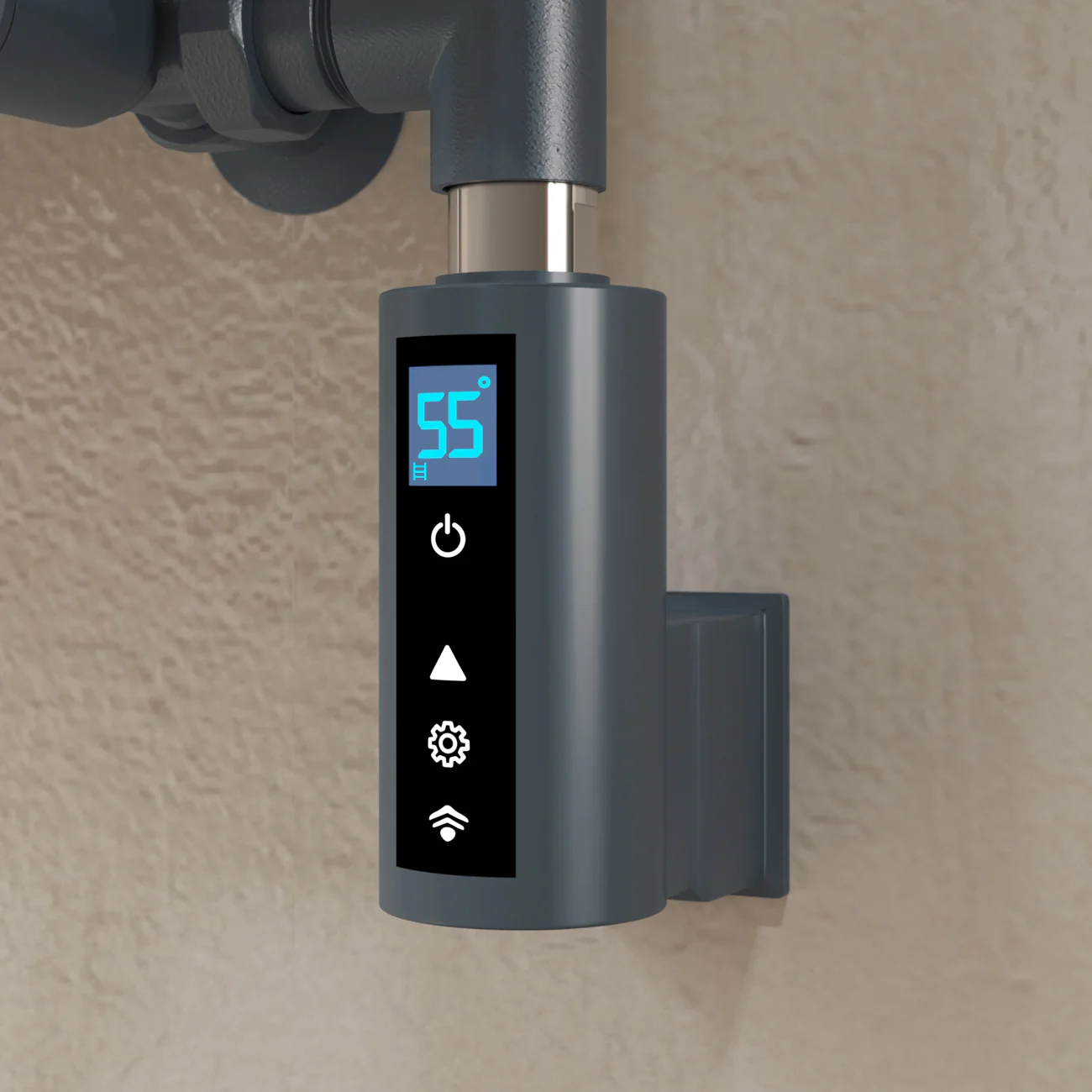 INOW+ - Anthracite Heating Element 400w Thermostatic WIFI - Image 2