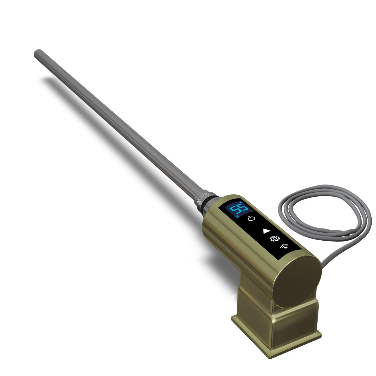 INOW+ - Brushed Brass Heating Element 700w Thermostatic WIFI