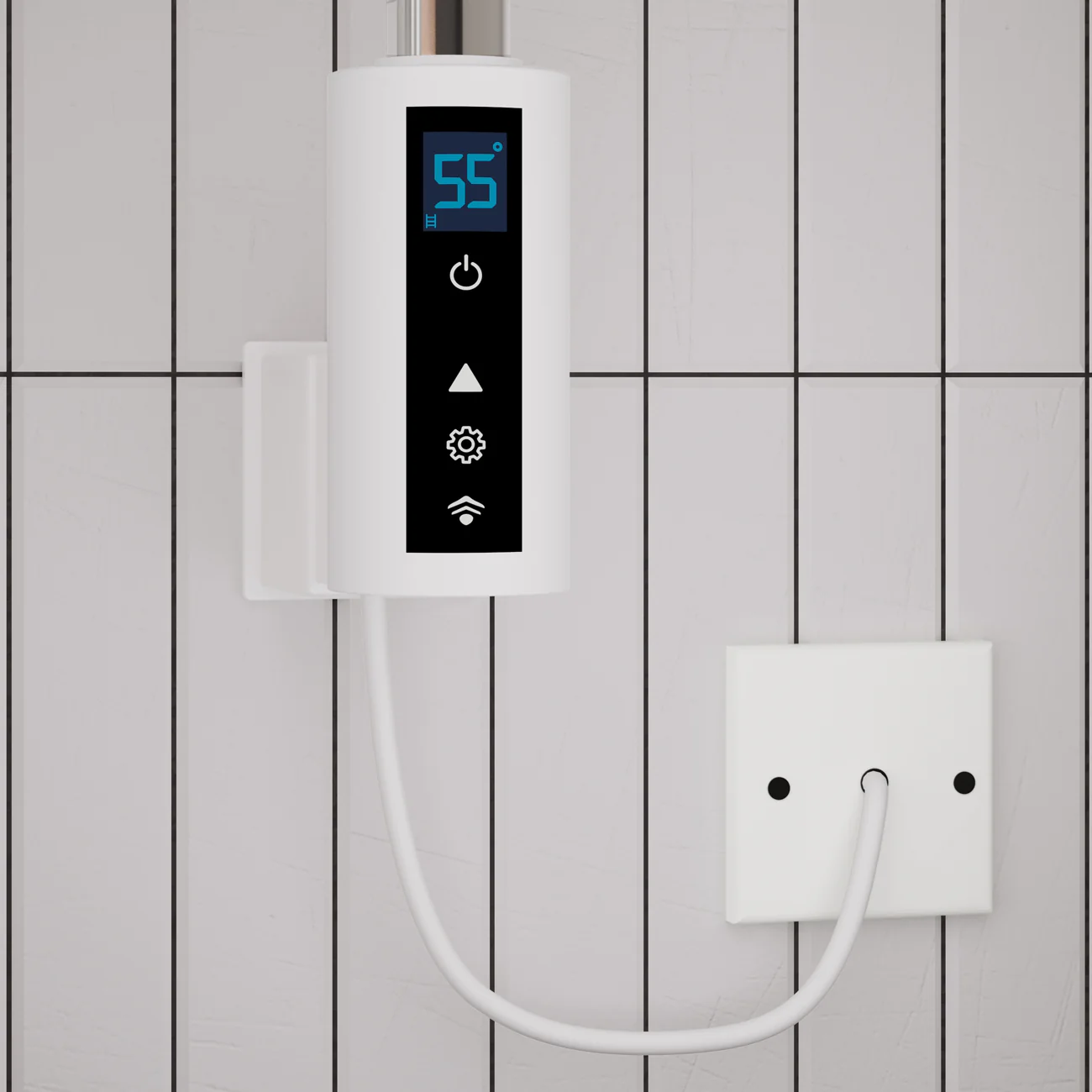 INOW+ - White Heating Element 600w Thermostatic WIFI - Image 2