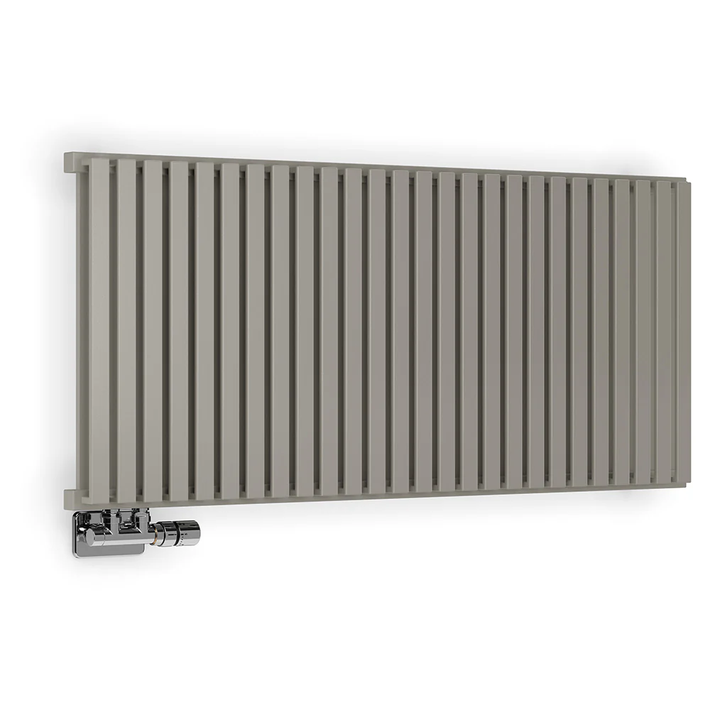 Nemo - Stone Horizontal Designer Radiator H530mm x W1185mm Double Panel - Image 6
