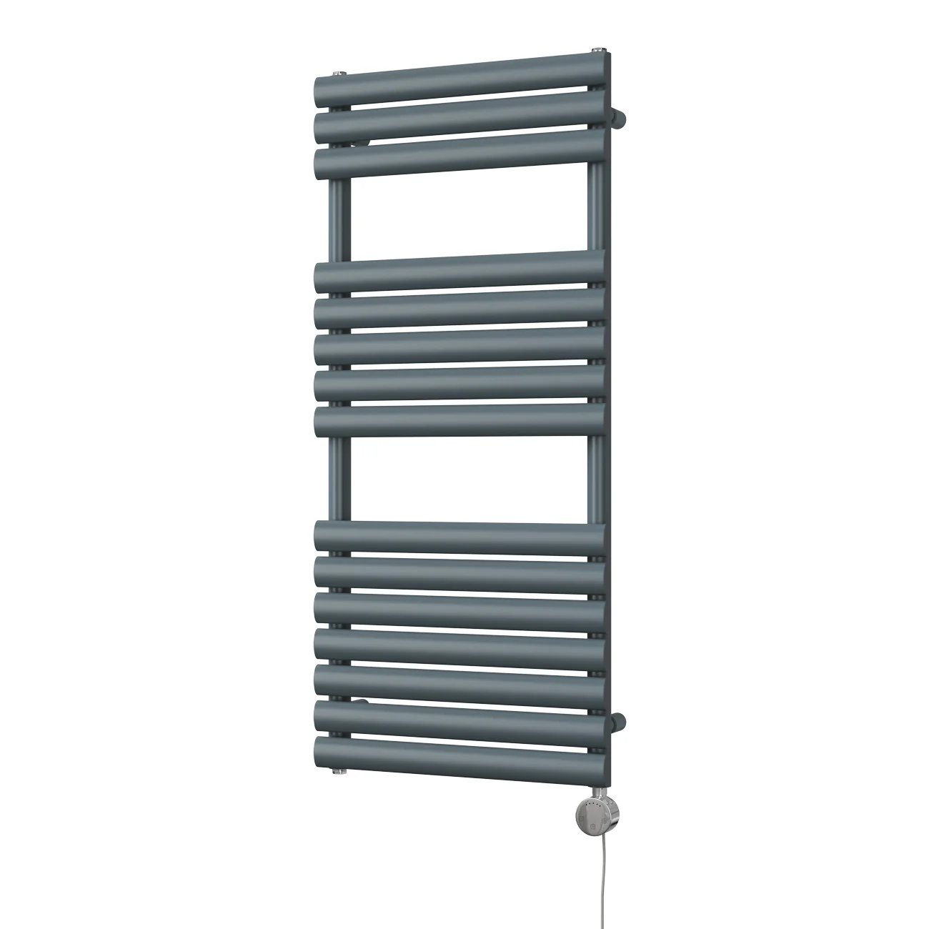 Omeara - Anthracite Electric Towel Rail H1120mm x W500mm 600w Thermostatic - Image 2