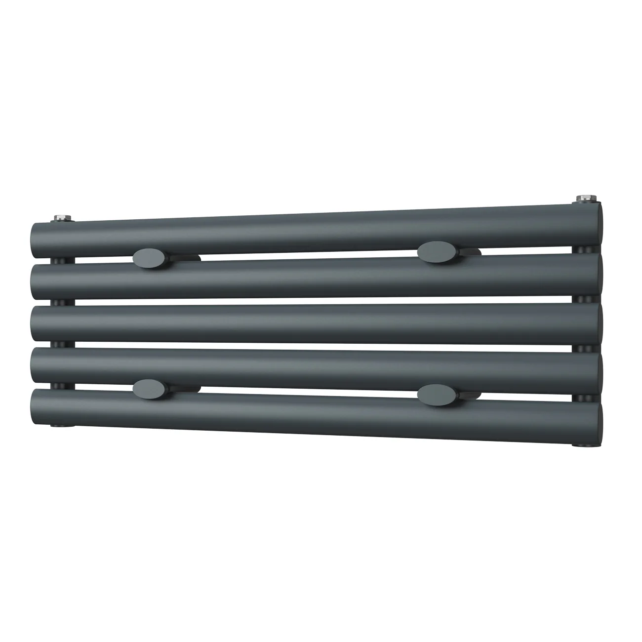 Omeara Axis - Anthracite Horizontal Radiator H290mm x W800mm Single Panel
