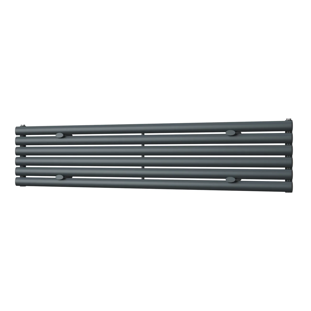 Omeara Axis - Anthracite Horizontal Radiator H348mm x W1600mm Single Panel