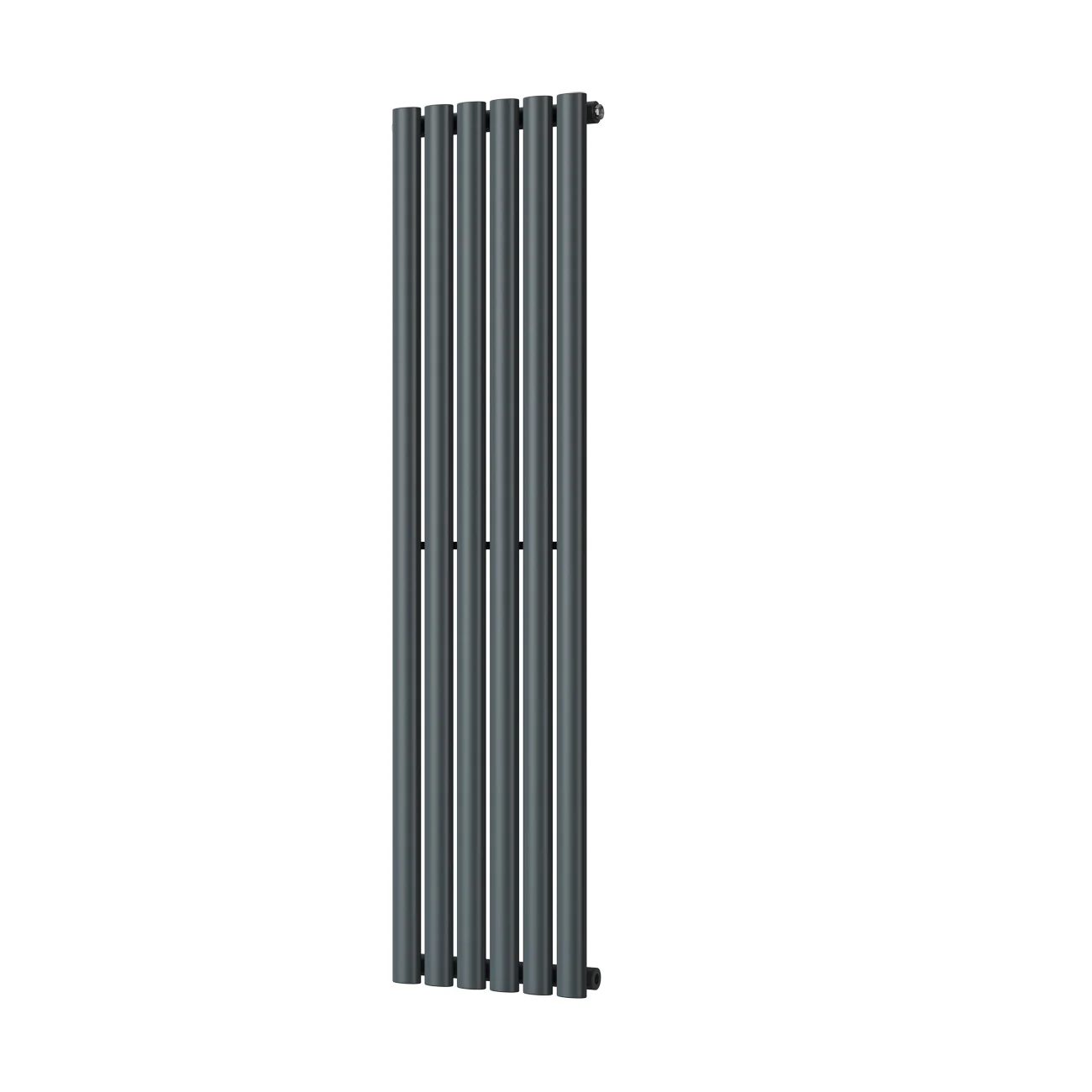 Omeara - Anthracite Vertical Radiator H1400mm x W348mm Single Panel