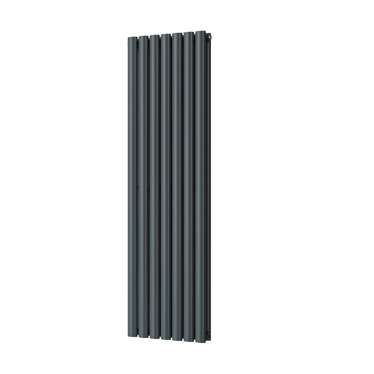 Omeara - Anthracite Vertical Radiator H1400mm x W406mm Double Panel