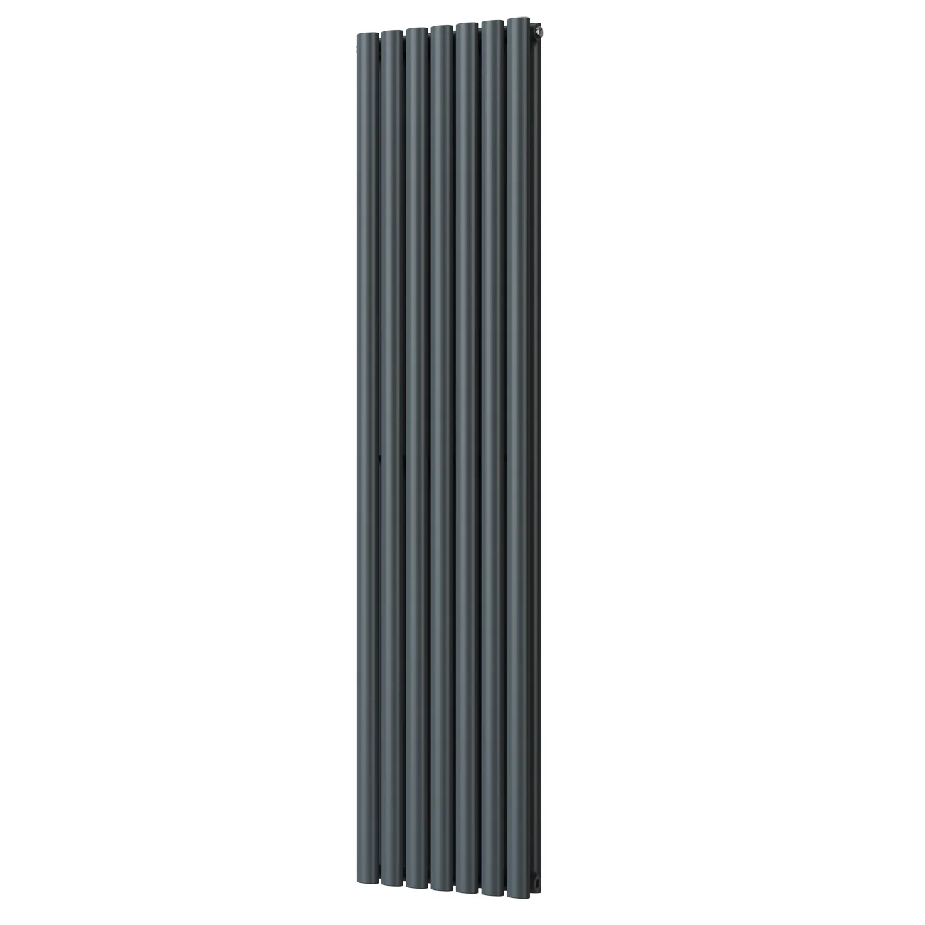 Omeara - Anthracite Vertical Radiator H1800mm x W406mm Double Panel