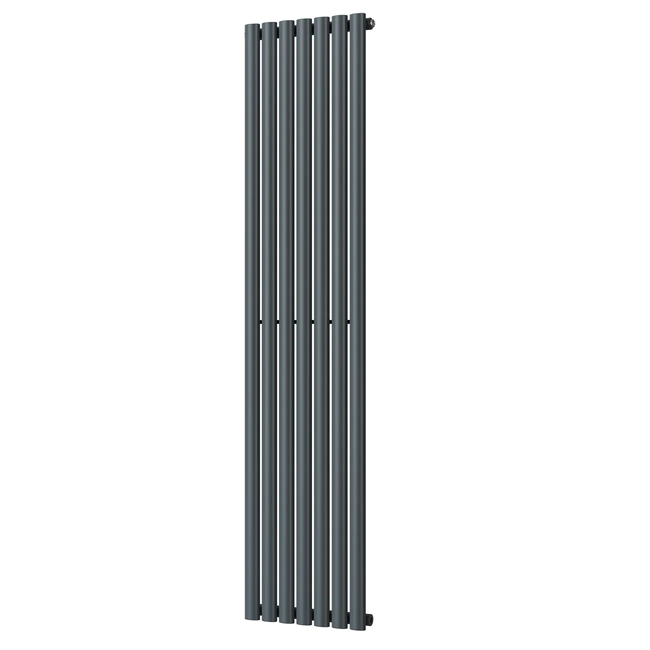 Omeara - Anthracite Vertical Radiator H1800mm x W406mm Single Panel