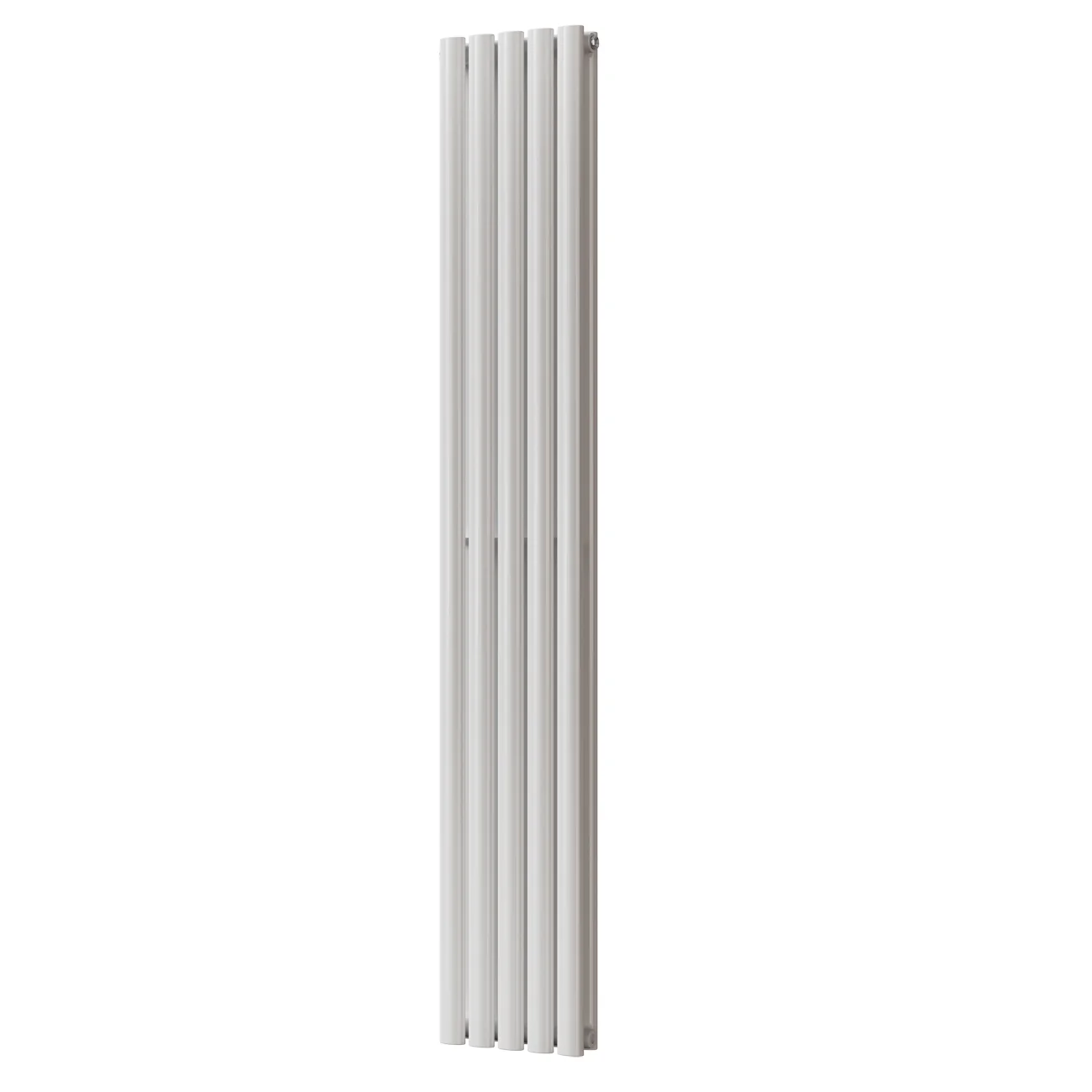 Omeara - White Designer Radiator H1800mm x W290mm Double Panel - Feet Included