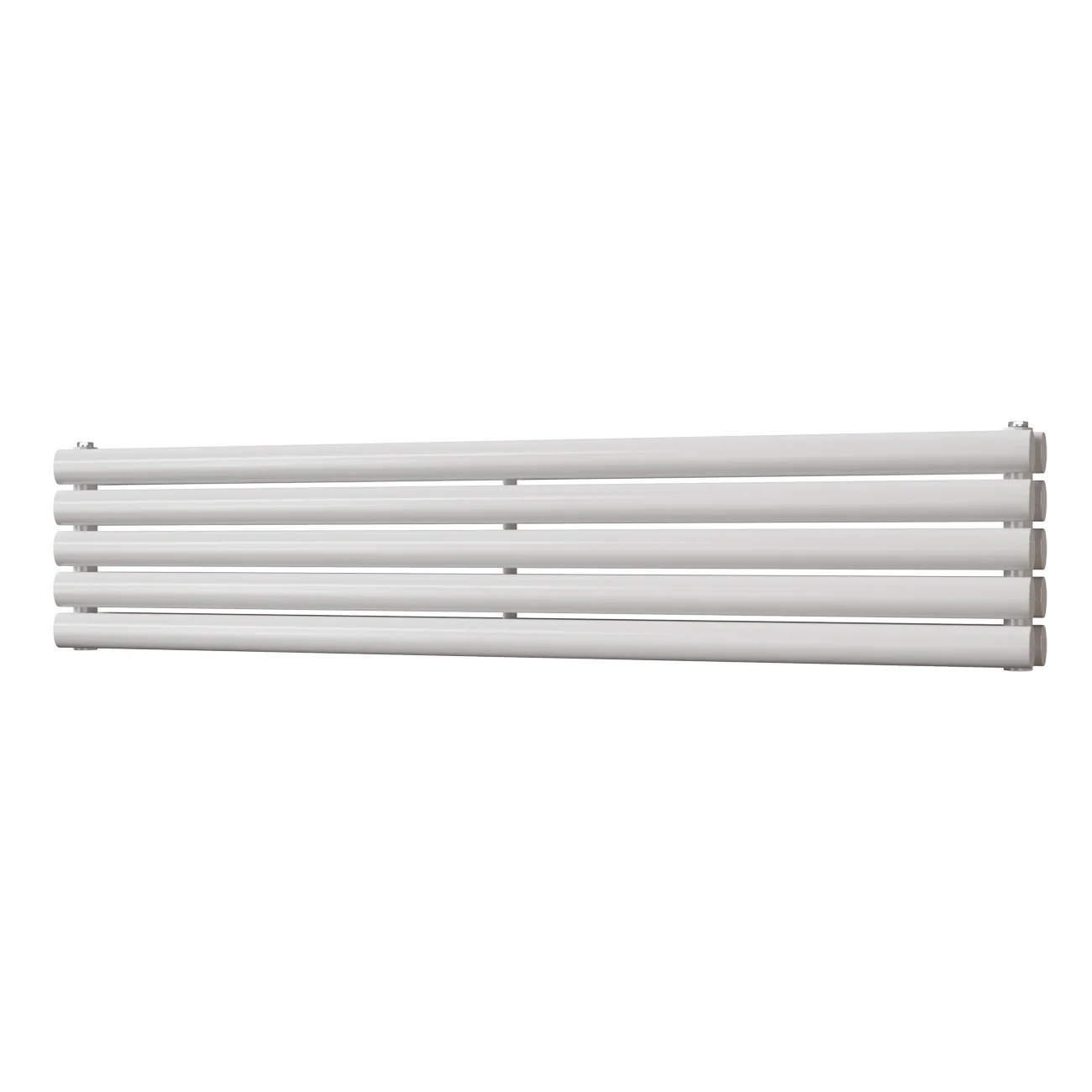 Omeara Axis - White Horizontal Radiator H290mm x W1400mm Double Panel
