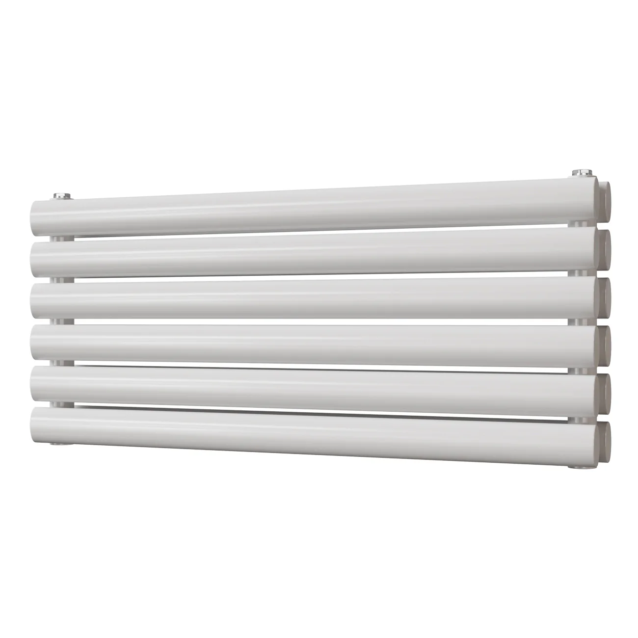 Omeara Axis - White Horizontal Radiator H348mm x W800mm Double Panel