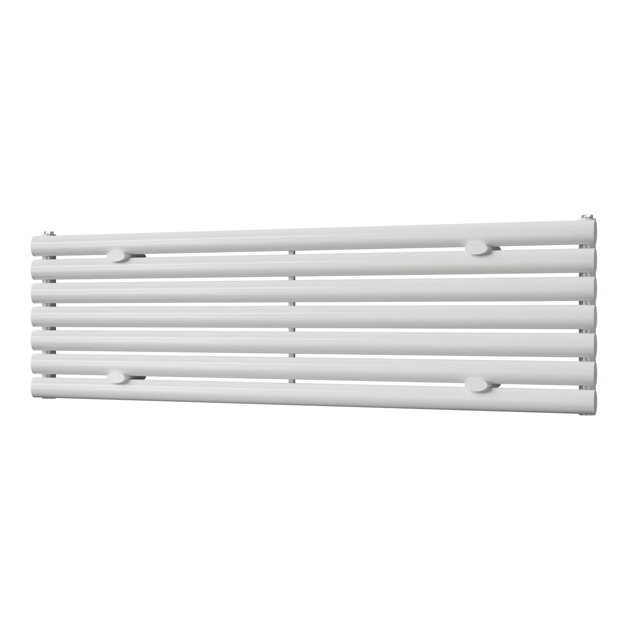Omeara Axis - White Horizontal Radiator H406mm x W1400mm Single Panel