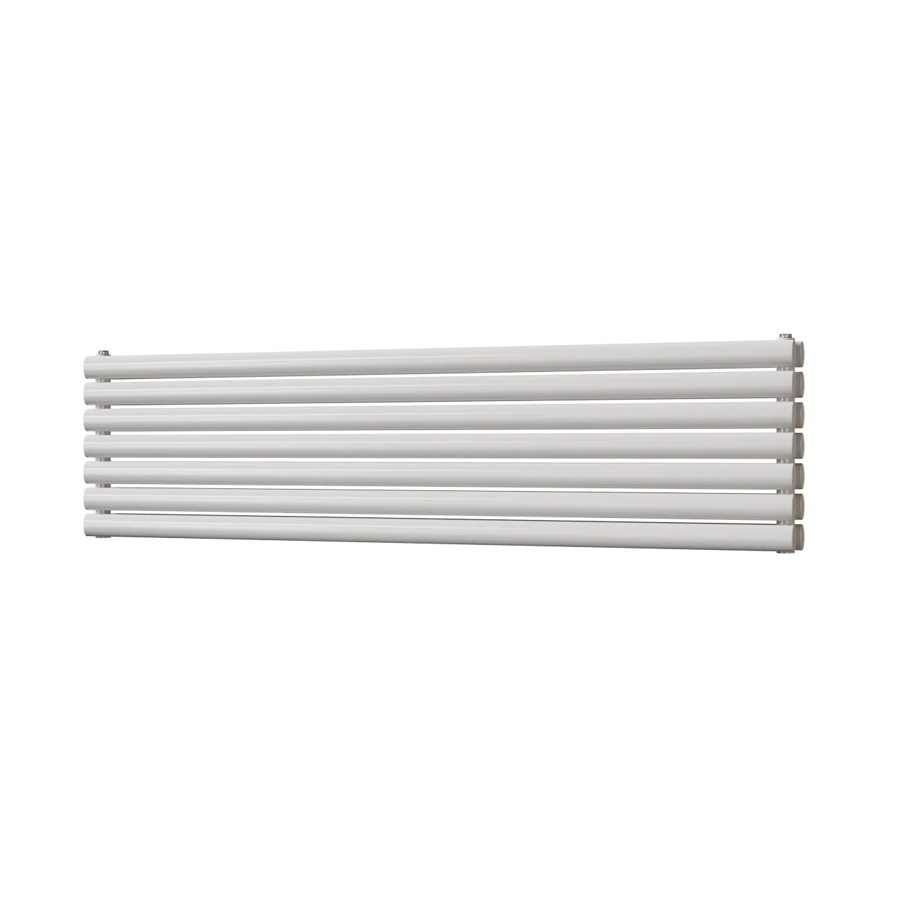 Omeara Axis - White Horizontal Radiator H406mm x W1600mm Double Panel