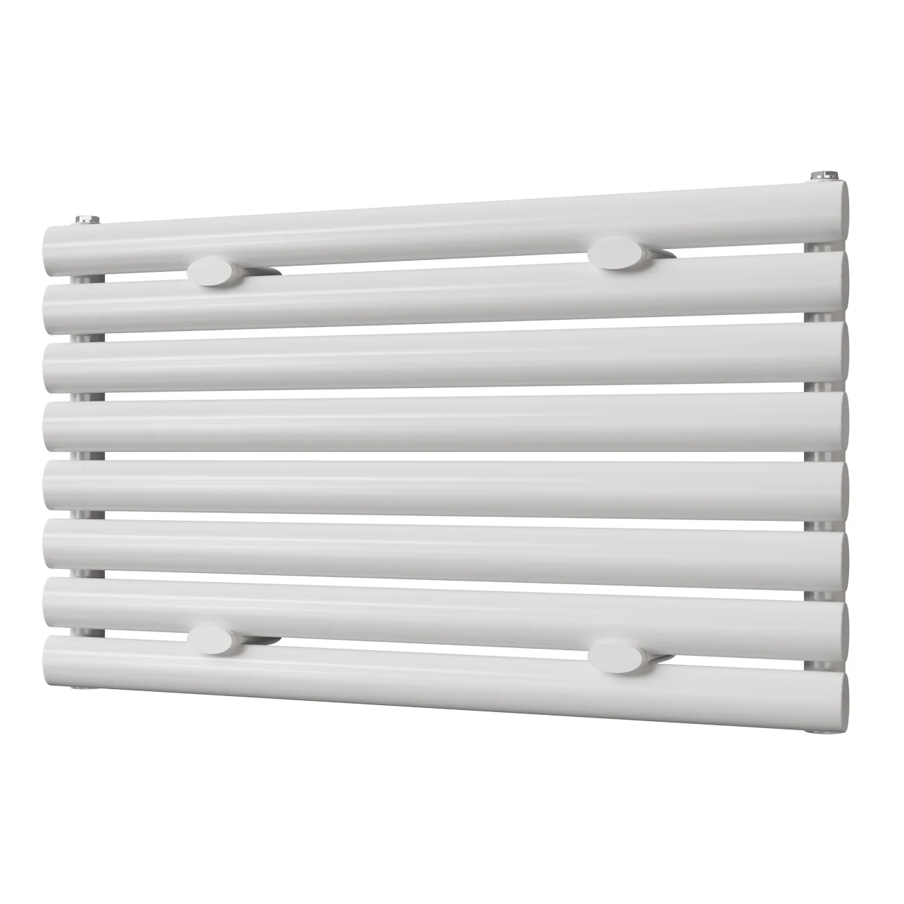 Omeara Axis - White Horizontal Radiator H464mm x W800mm Single Panel