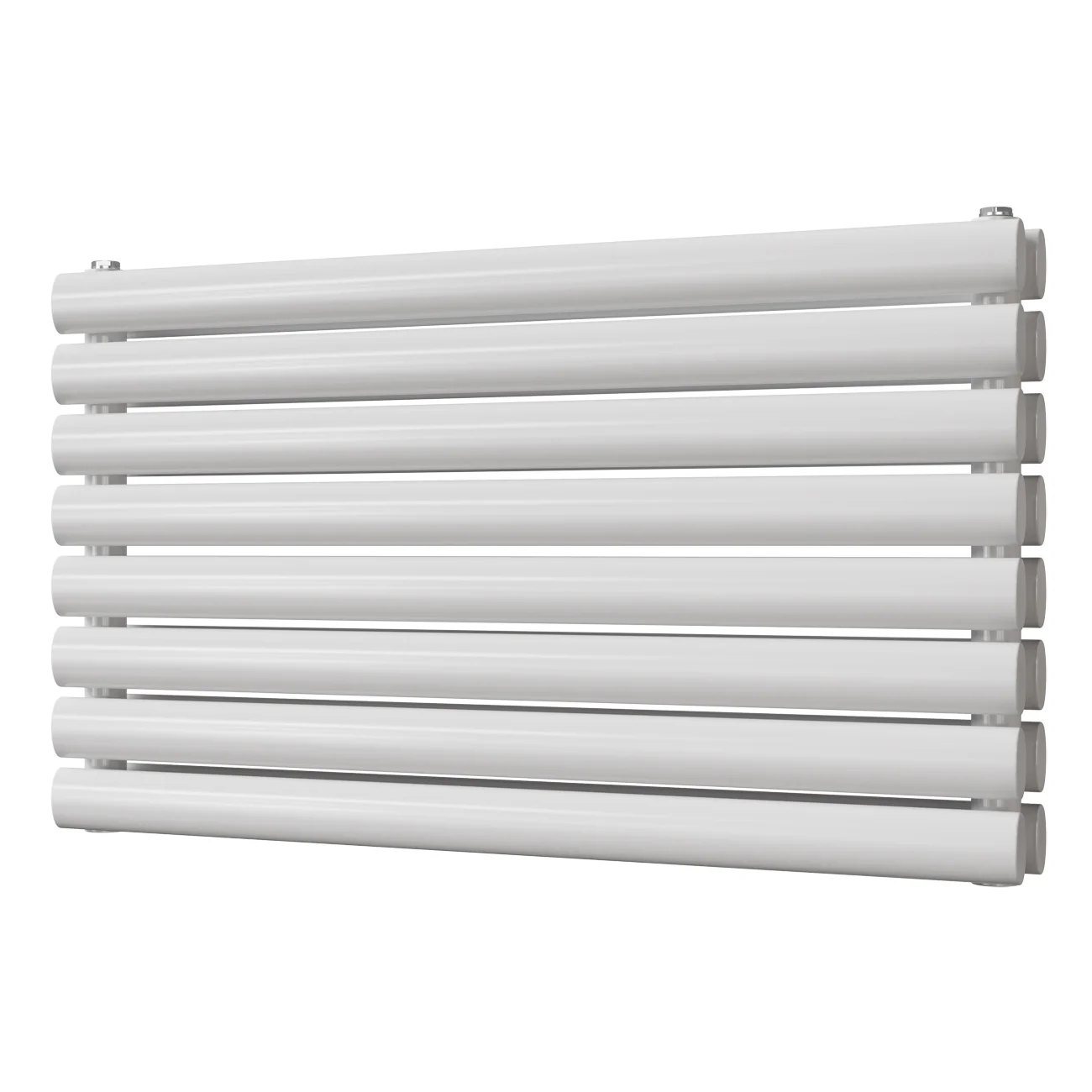 Omeara Axis - White Horizontal Radiator H522mm x W800mm Double Panel