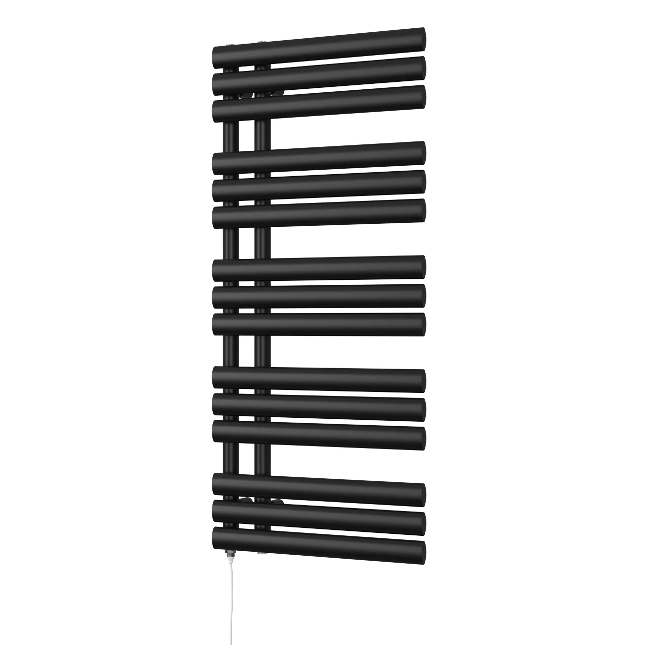 Percival - Black Electric Towel Rail H1120mm x W500mm 500w Standard - Image 2