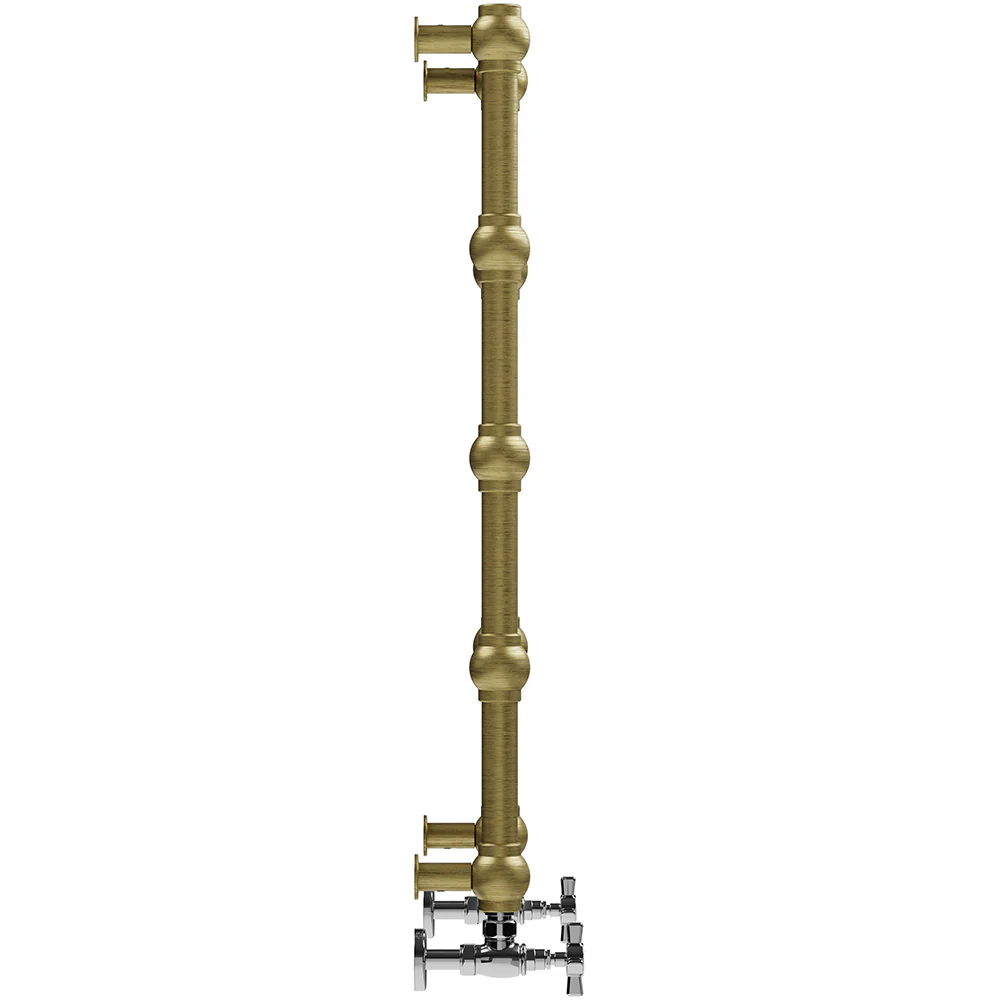 Retro - Brass Towel Radiator - H800mm x W504mm - Image 4