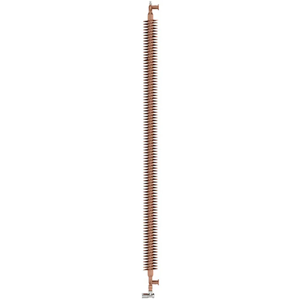 Ribbon V - Copper Vertical Designer Radiator H1720mm x W290mm Single Panel - Image 5