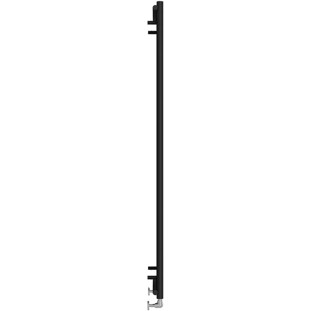 Rolo-Mirror - Black Vertical Designer Radiator H1800mm x W590mm Single Panel - Image 6