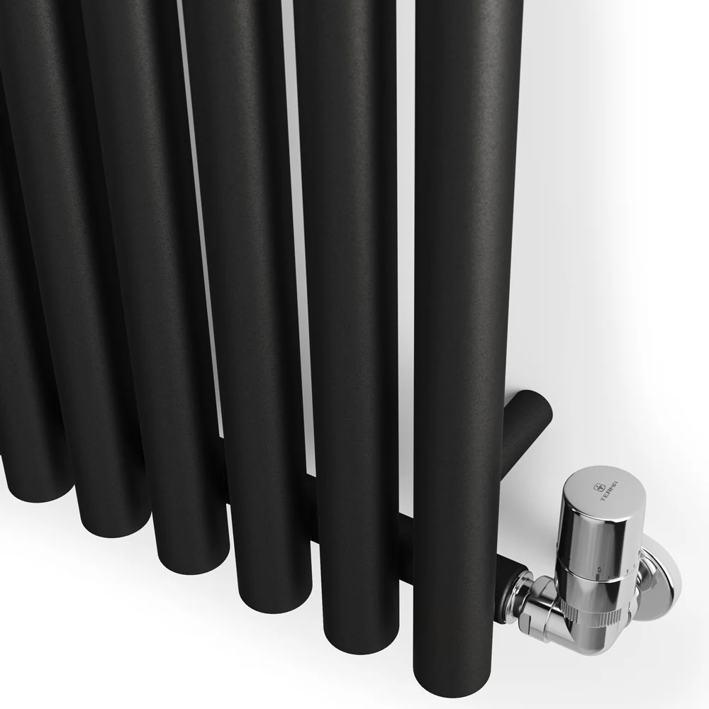 Rolo-Room - Black Vertical Designer Radiator H1800mm x W590mm Single Panel - Image 5