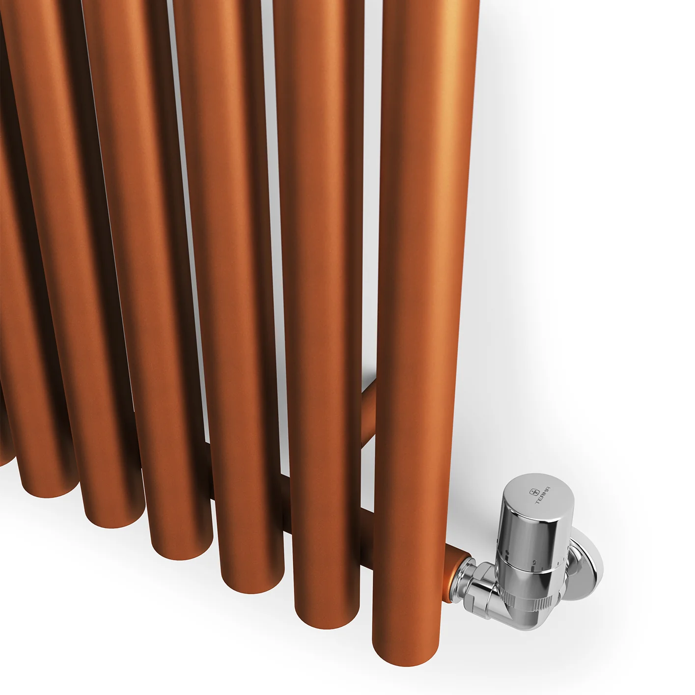 Rolo-Room - Copper Vertical Designer Radiator H1800mm x W370mm Single Panel - Image 5