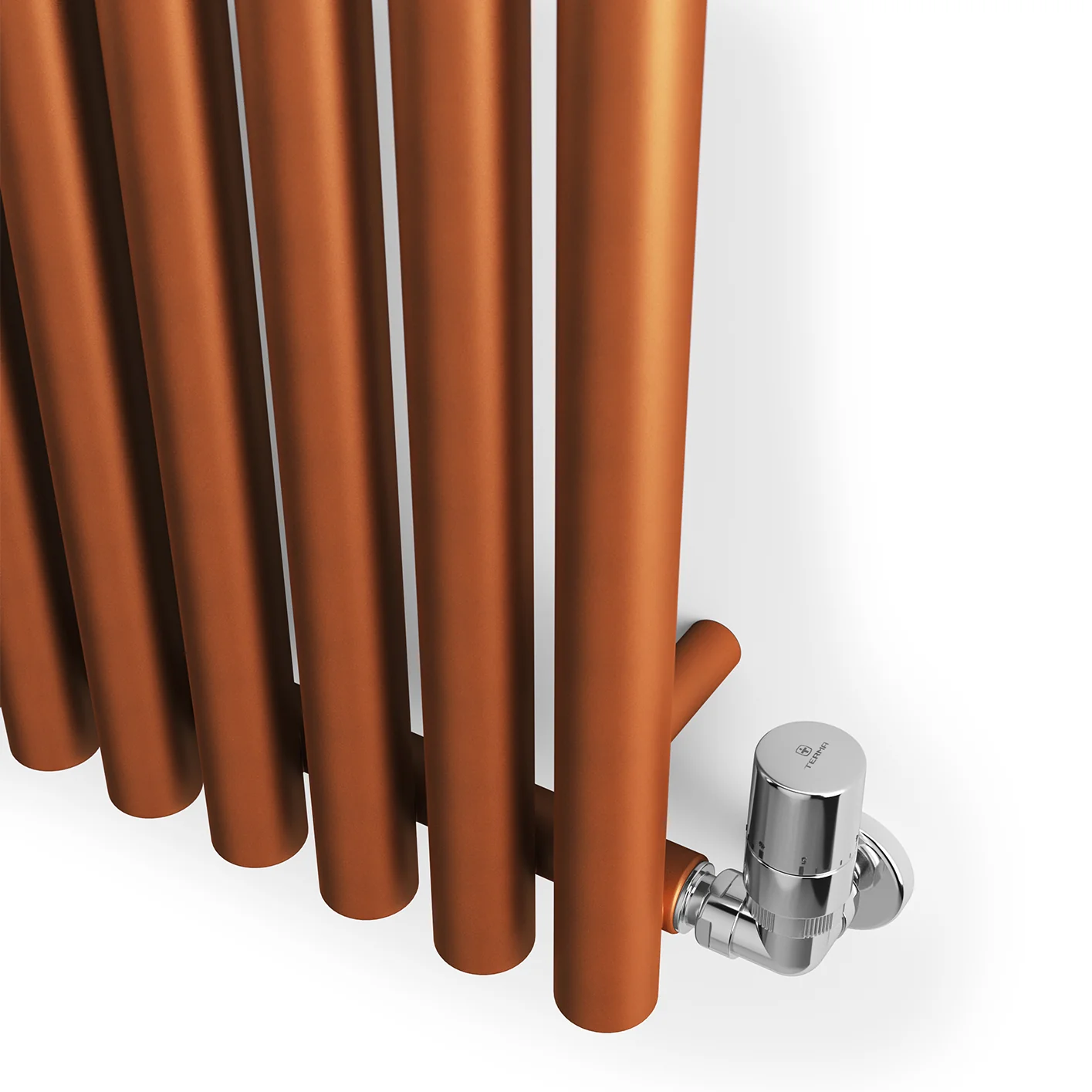 Rolo-Room - Copper Vertical Designer Radiator H1800mm x W590mm Single Panel - Image 4
