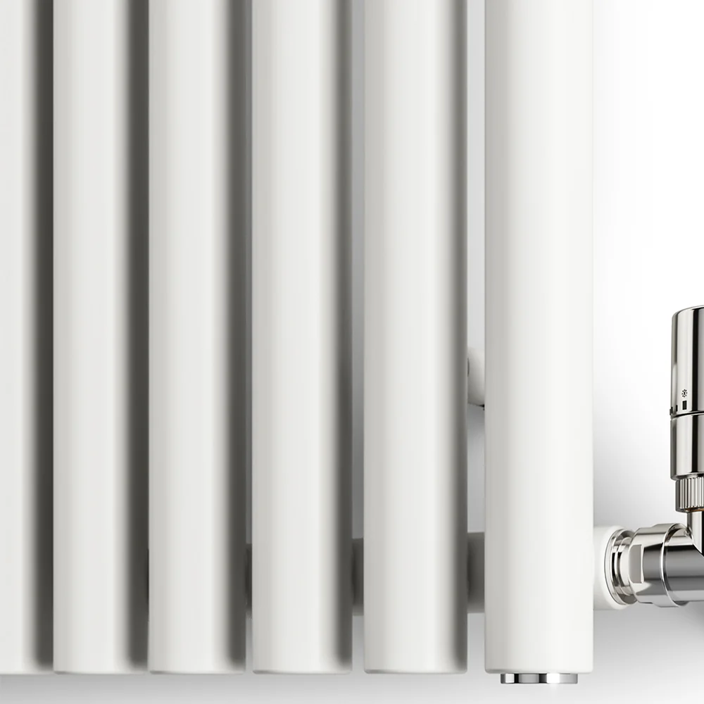 Rolo-Room - White Vertical Designer Radiator H1200mm x W590mm Single Panel - Image 4
