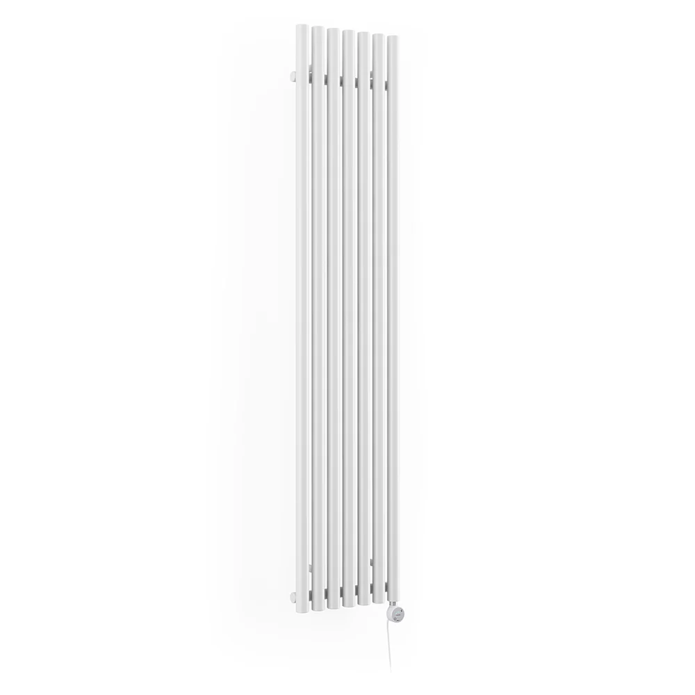 Rolo-Room - White Vertical Electric Radiator H1800mm x W370mm 800w Thermostatic - Image 6