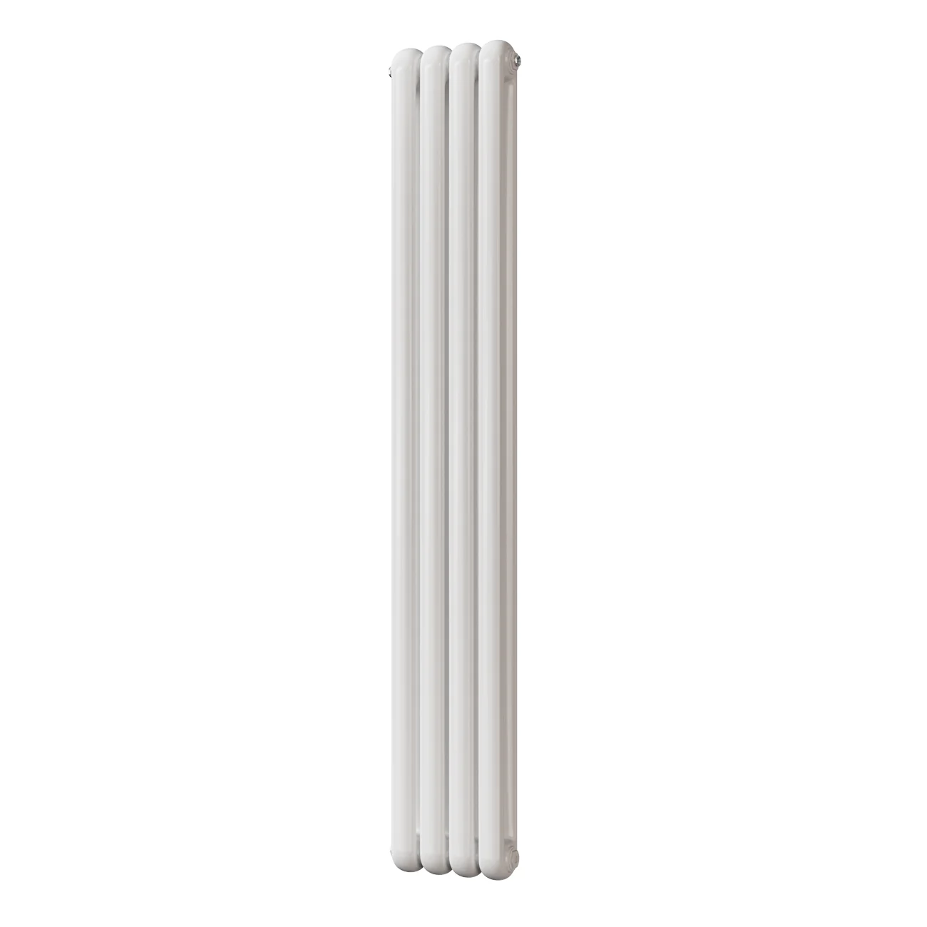 Sherwood - White Vertical Round Top Column Radiator H1800mm x W298mm 2 Column