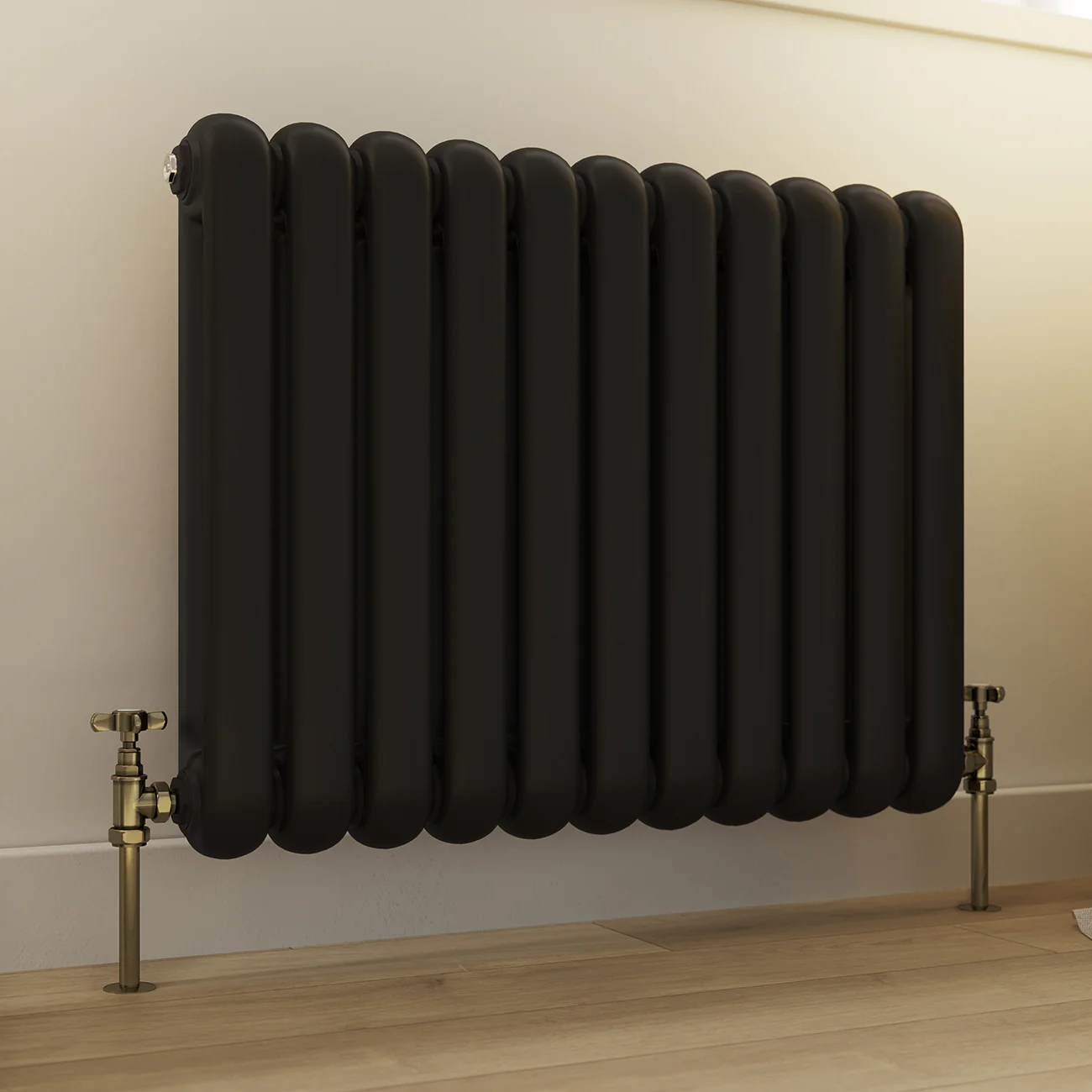Signature Traditional - Antique Brass Radiator Valve Angled 15mm - Image 2