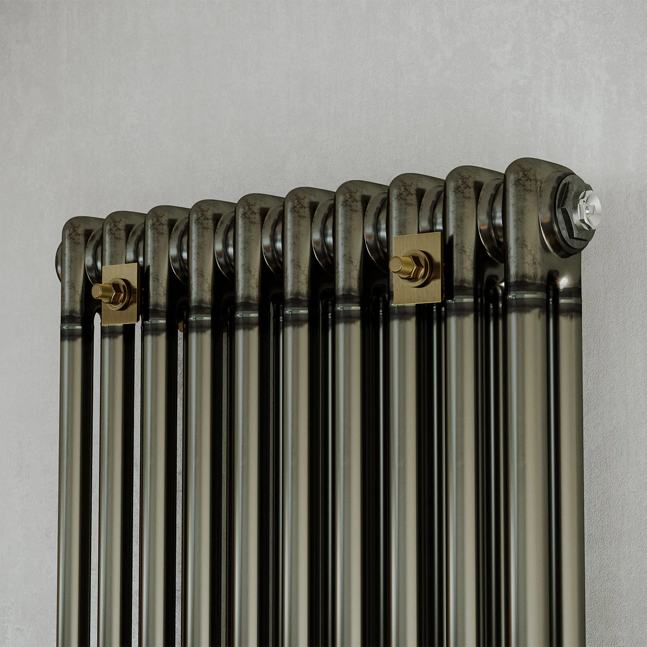 Talus - Antique Brass Radiator Wall Stay - Image 4