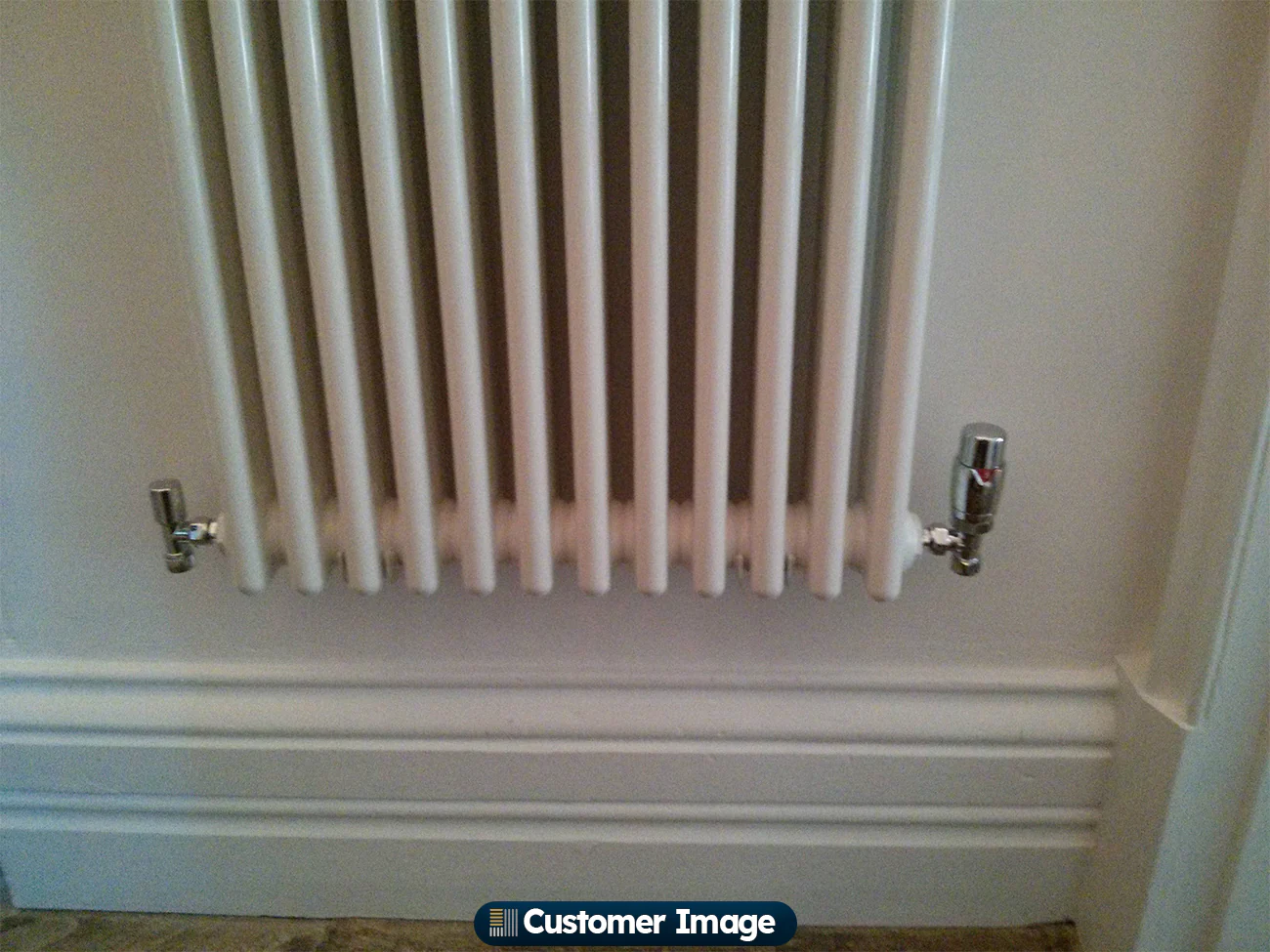 Talus Flair - Chrome Thermostatic Radiator Valve & Installation Kit Angled 15mm - Image 4