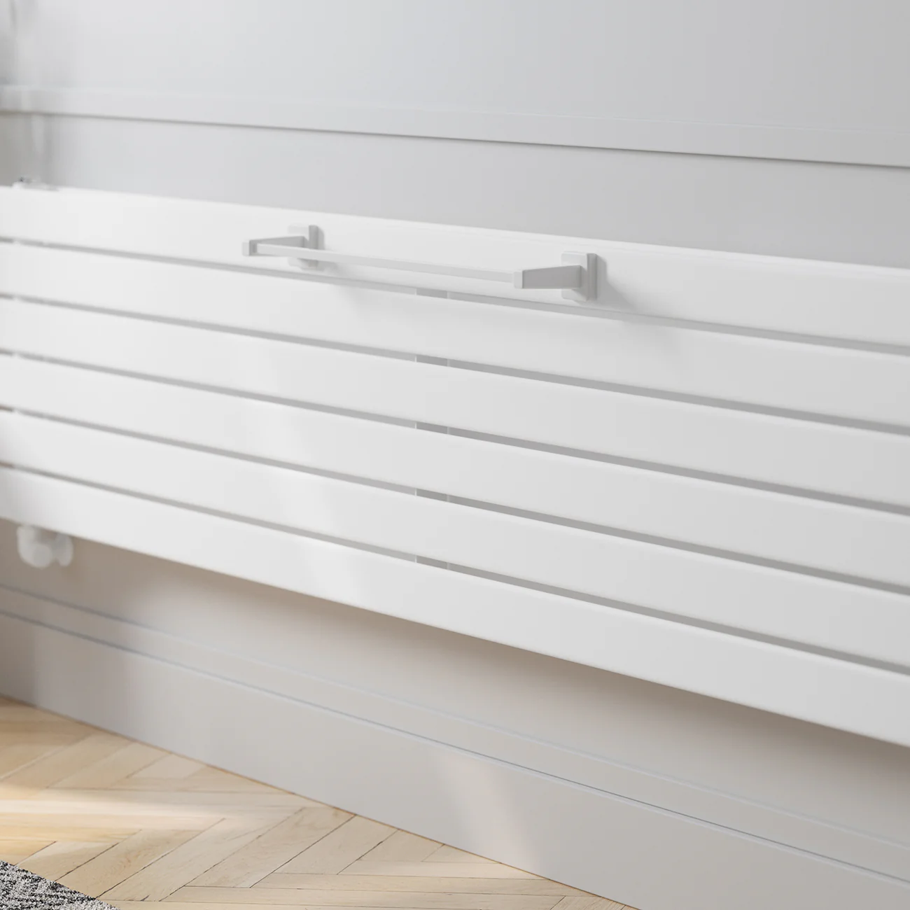 Talus - Square Magnetic Towel Bar 600mm - White - Image 2