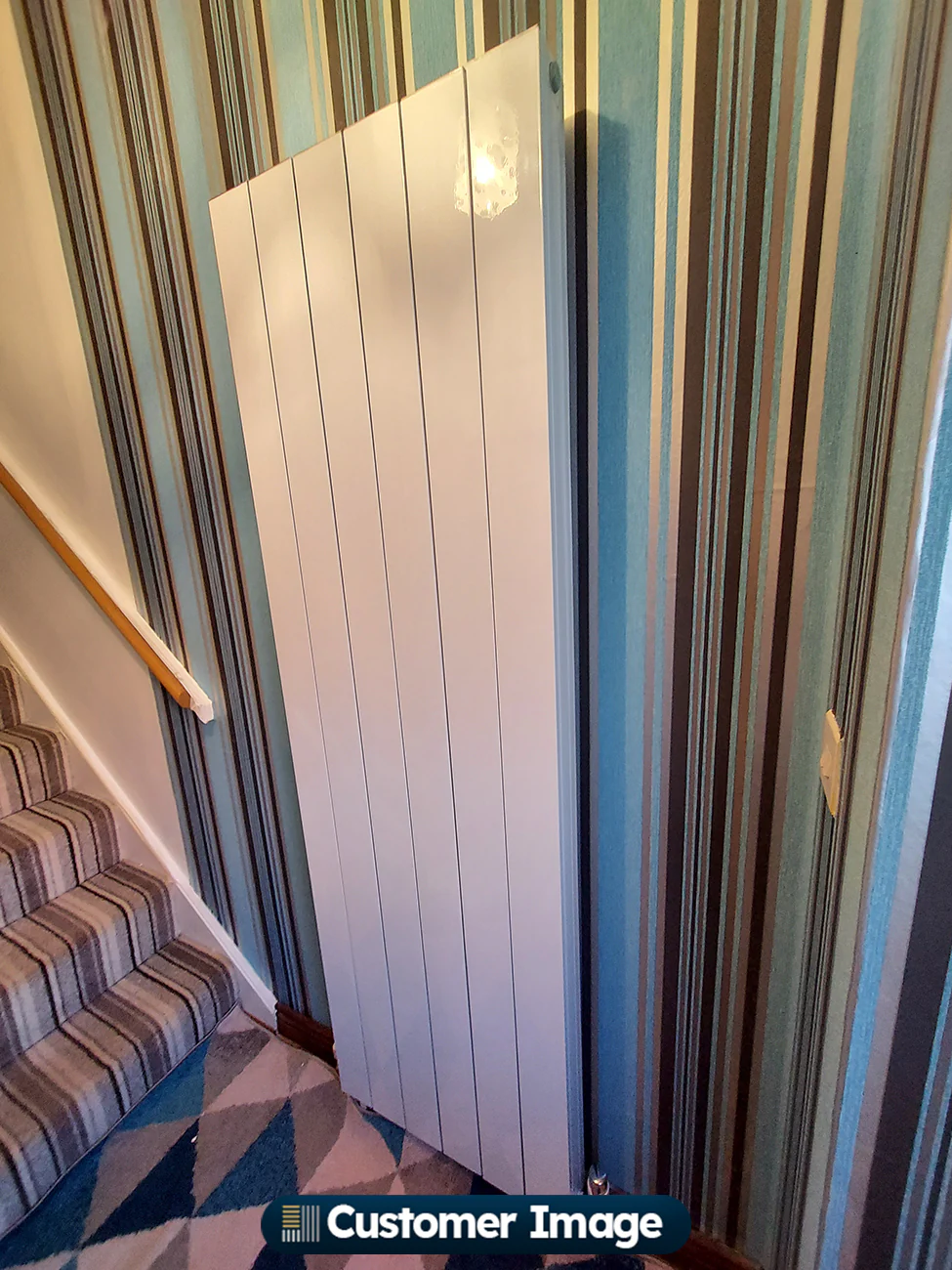 Thetford - White Vertical Radiator Double Panel H1800mm x W560mm Smooth - Image 5