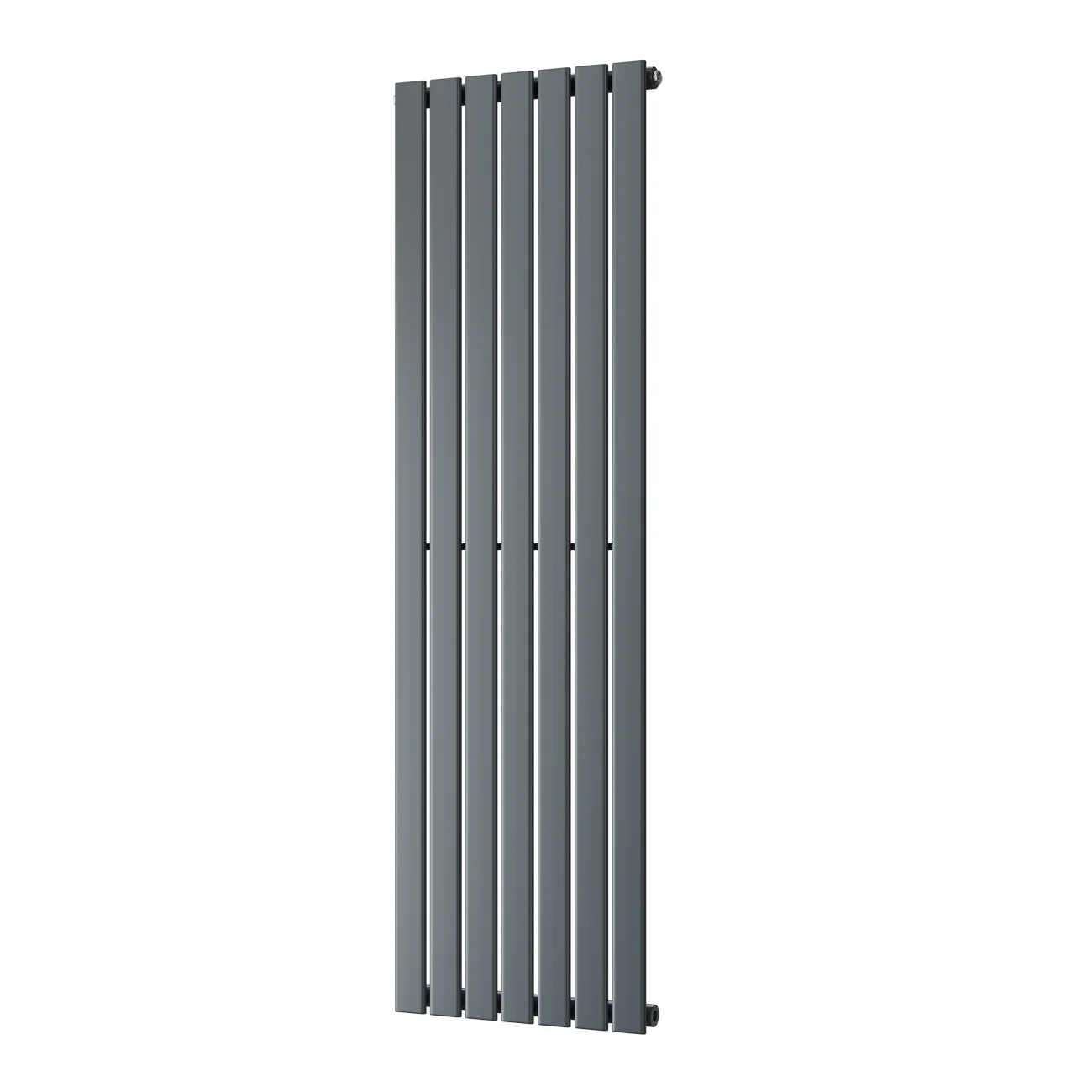 Typhoon - Anthracite Designer Radiator H1600mm x W476mm Single Panel - Feet Included