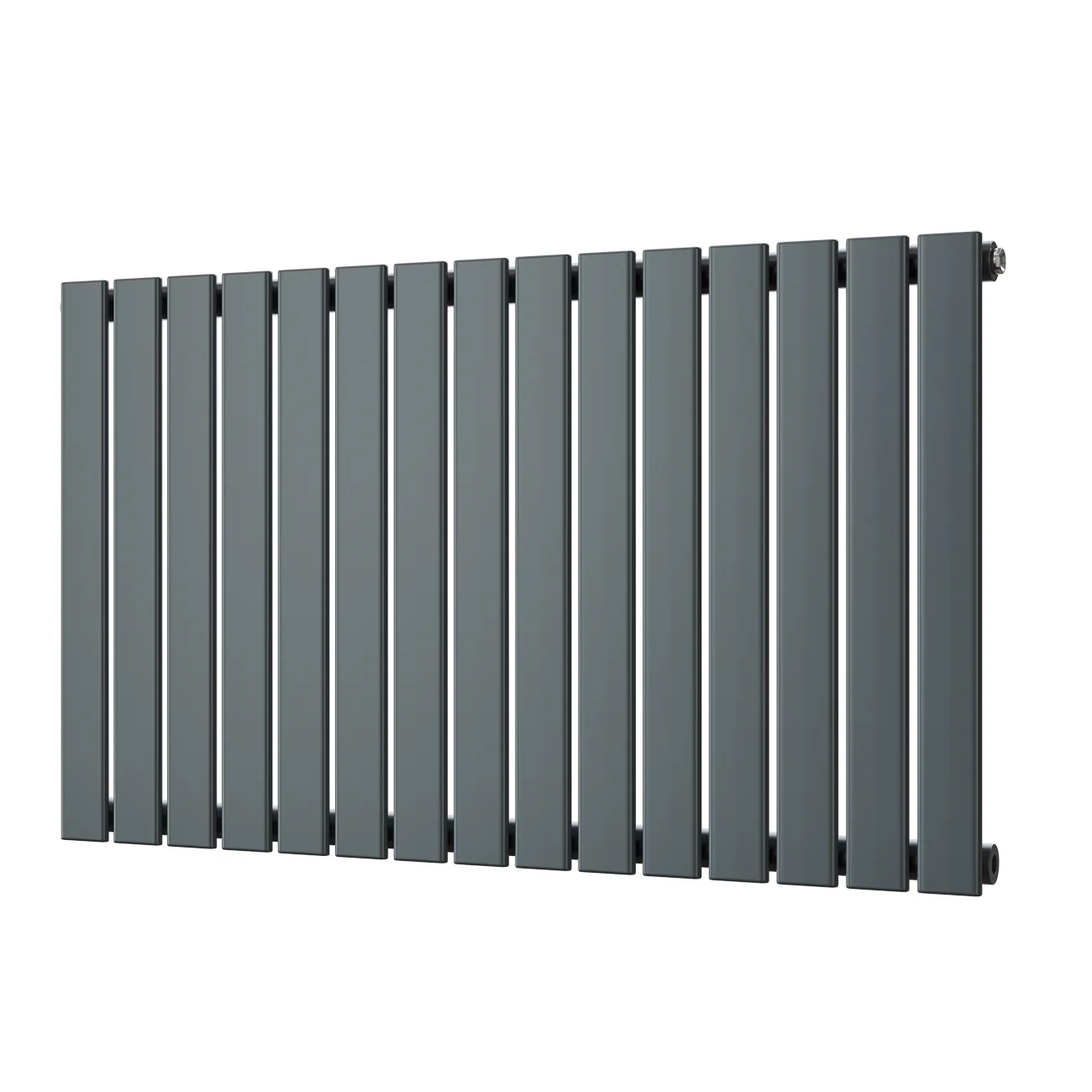 Typhoon - Anthracite Horizontal Radiator H600mm x W1020mm Single Panel