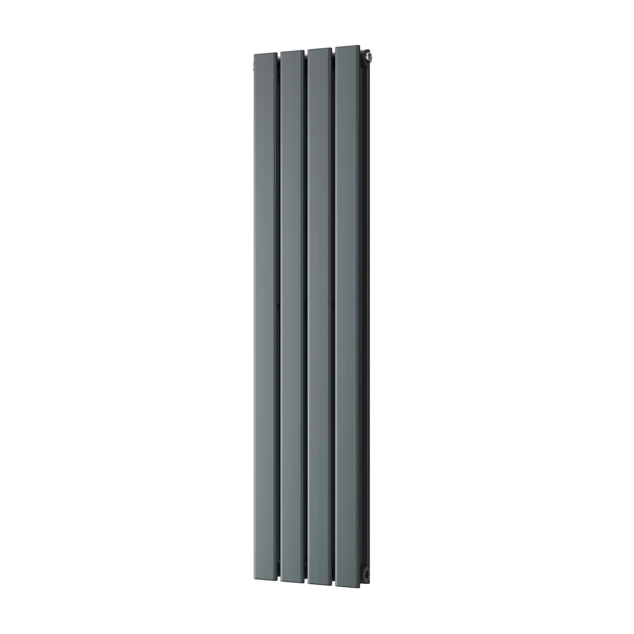 Typhoon - Anthracite Vertical Radiator H1200mm x W272mm Double Panel
