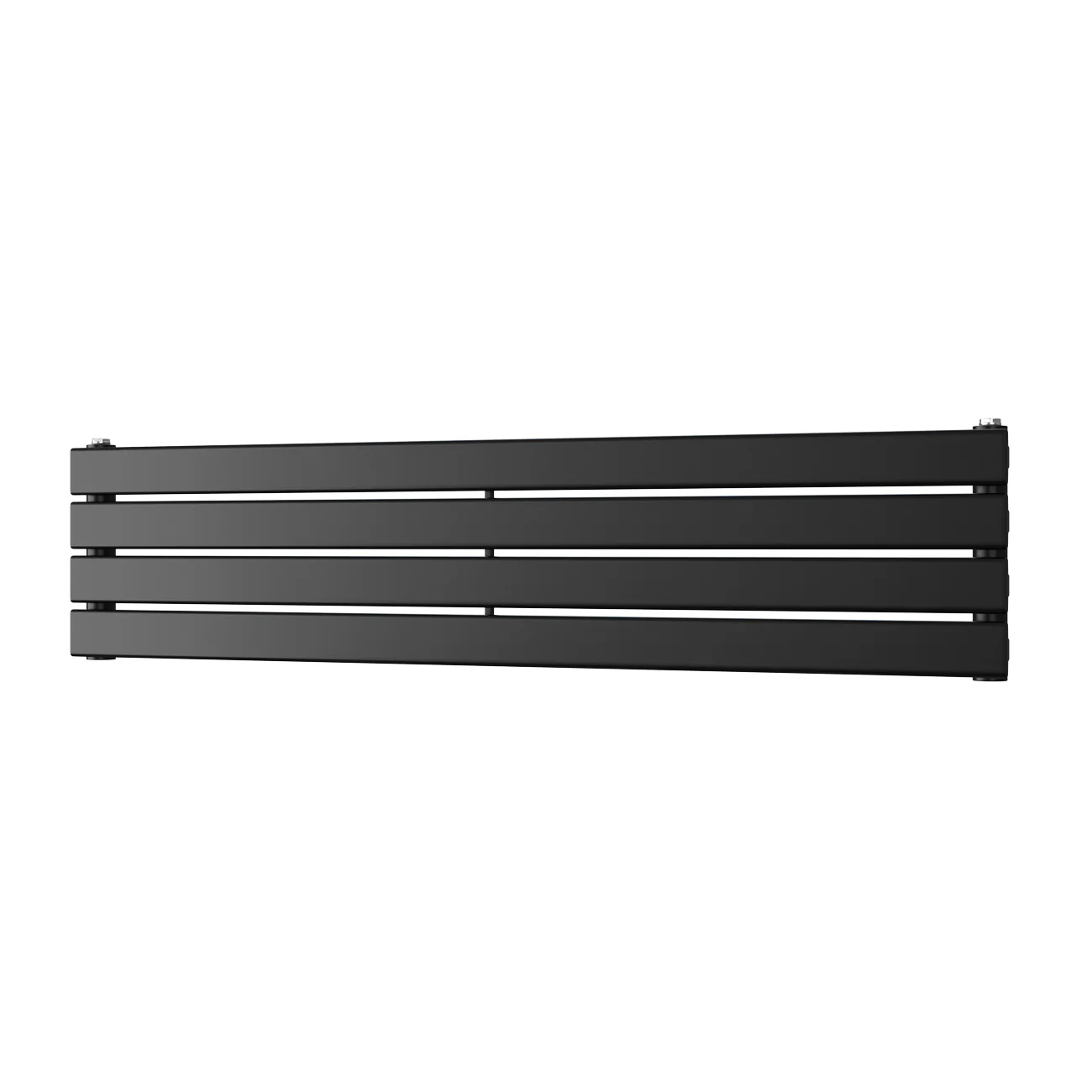 Typhoon Axis - Black Horizontal Radiator H272mm x W1200mm Single Panel