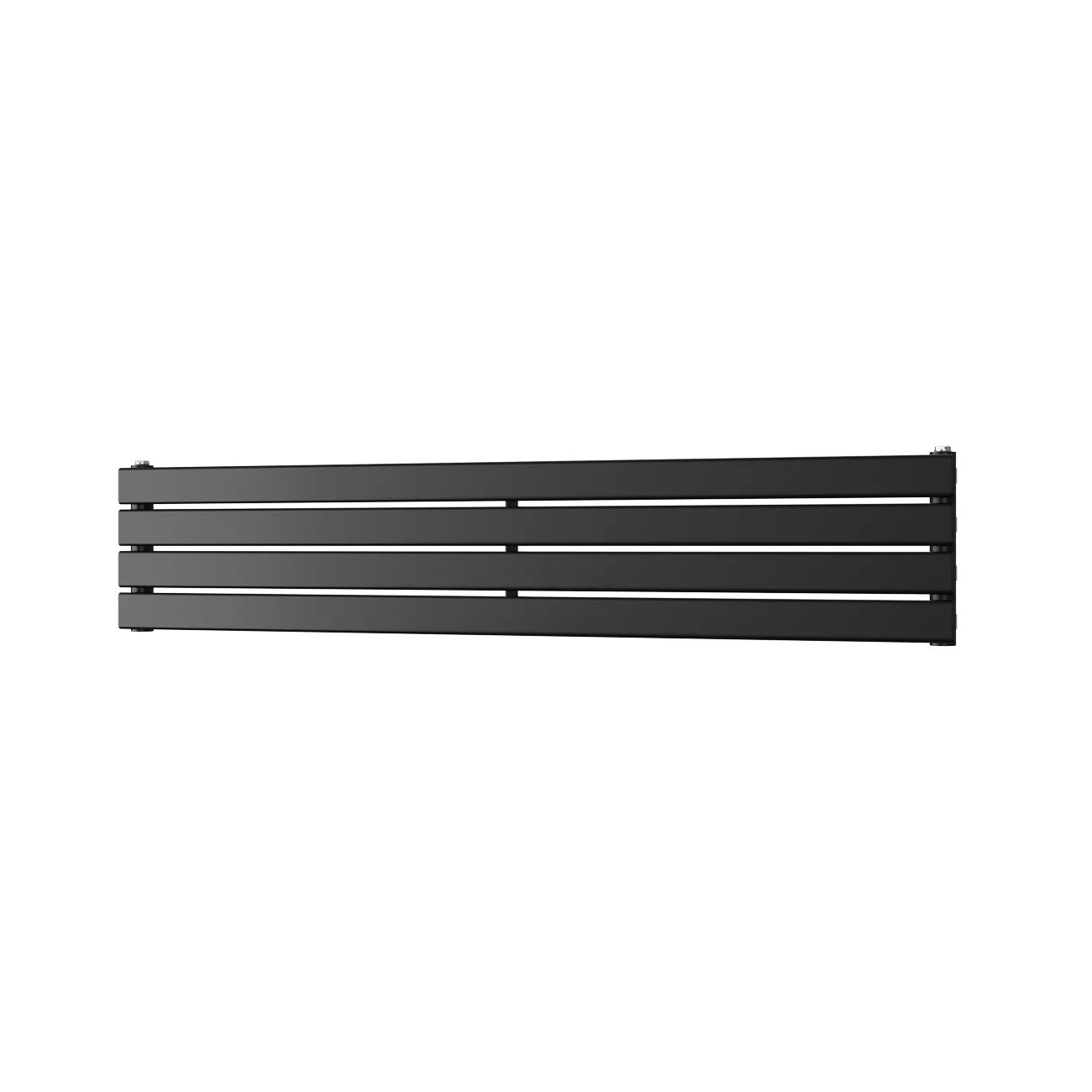 Typhoon Axis - Black Horizontal Radiator H272mm x W1400mm Single Panel