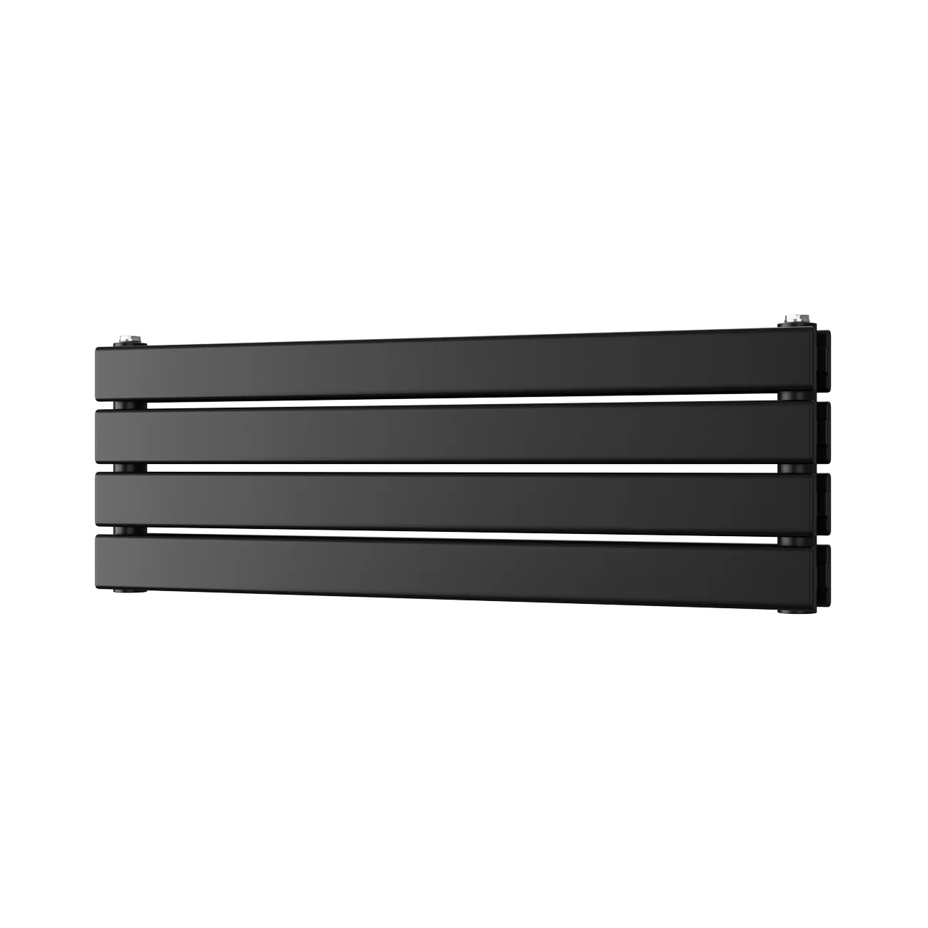 Typhoon Axis - Black Horizontal Radiator H272mm x W800mm Double Panel