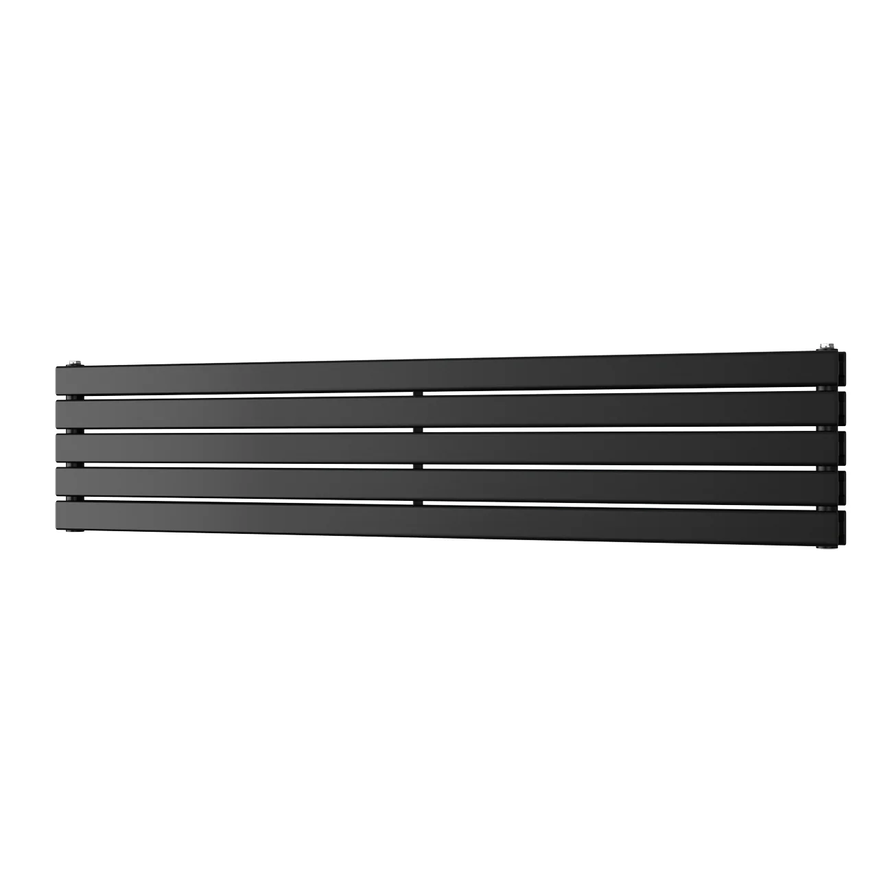 Typhoon Axis - Black Horizontal Radiator H340mm x W1600mm Double Panel