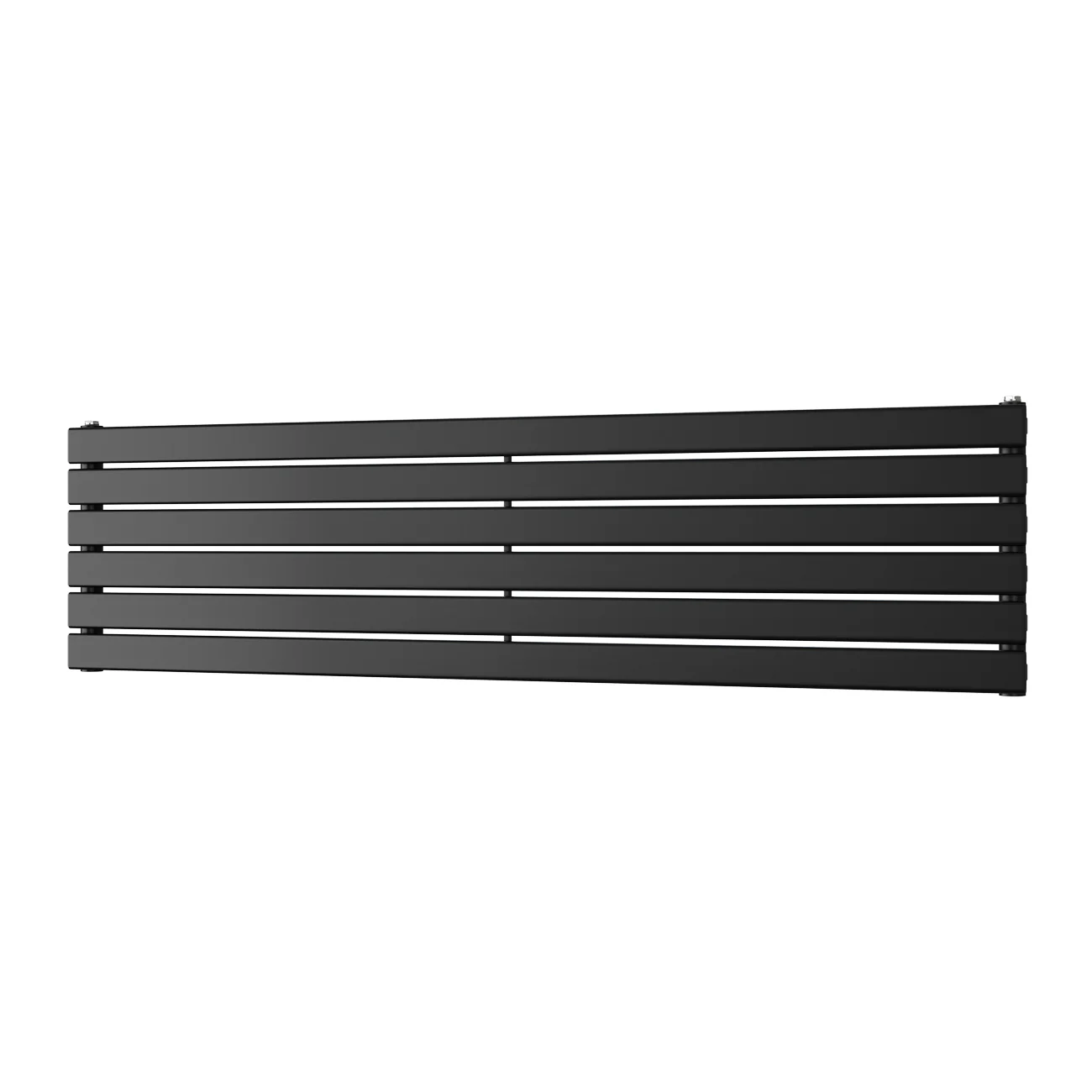Typhoon Axis - Black Horizontal Radiator H408mm x W1600mm Single Panel