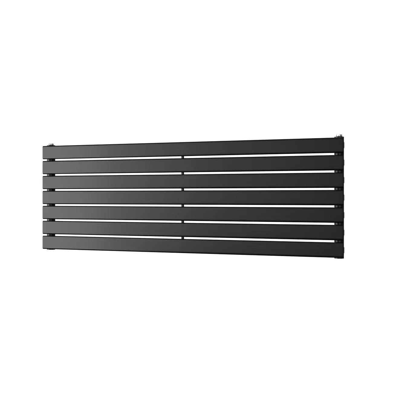 Typhoon Axis - Black Horizontal Radiator H476mm x W1400mm Single Panel
