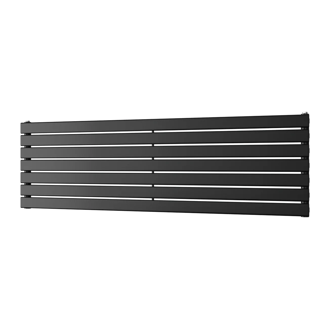 Typhoon Axis - Black Horizontal Radiator H476mm x W1600mm Single Panel